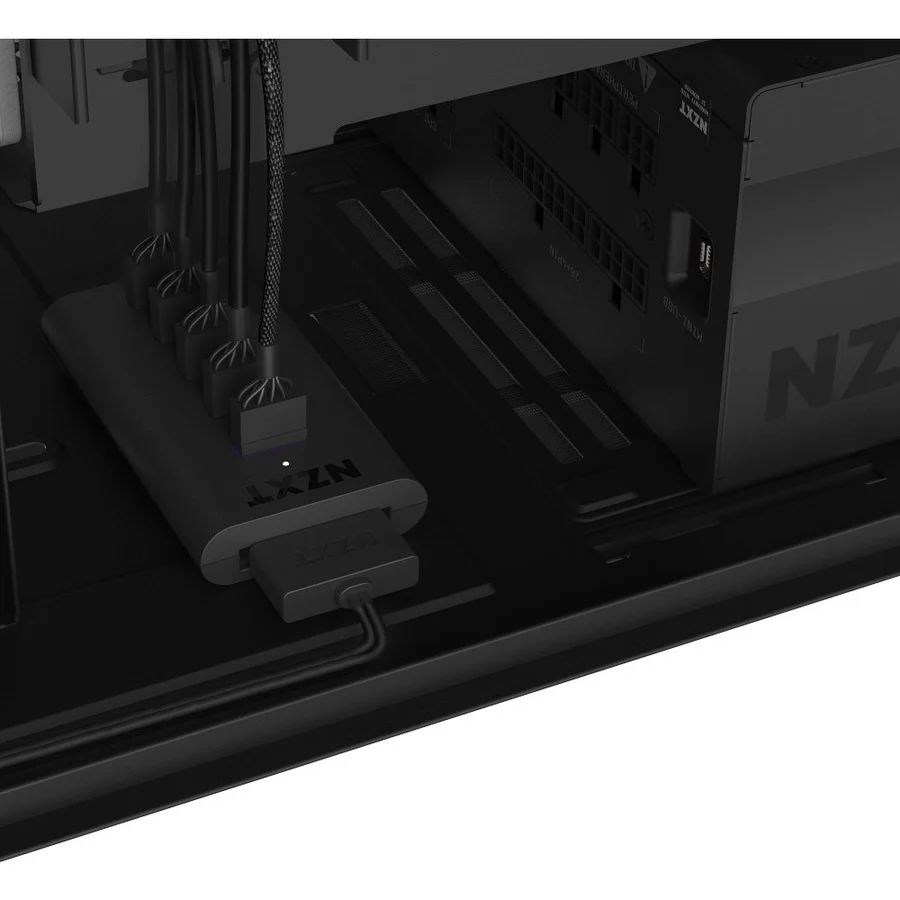 NZXT AC-IUSBH-M3 USB Hub - USB 2.0 - Matte Black - 4 Total USB Port(s) - 4 USB 2 - Image 7