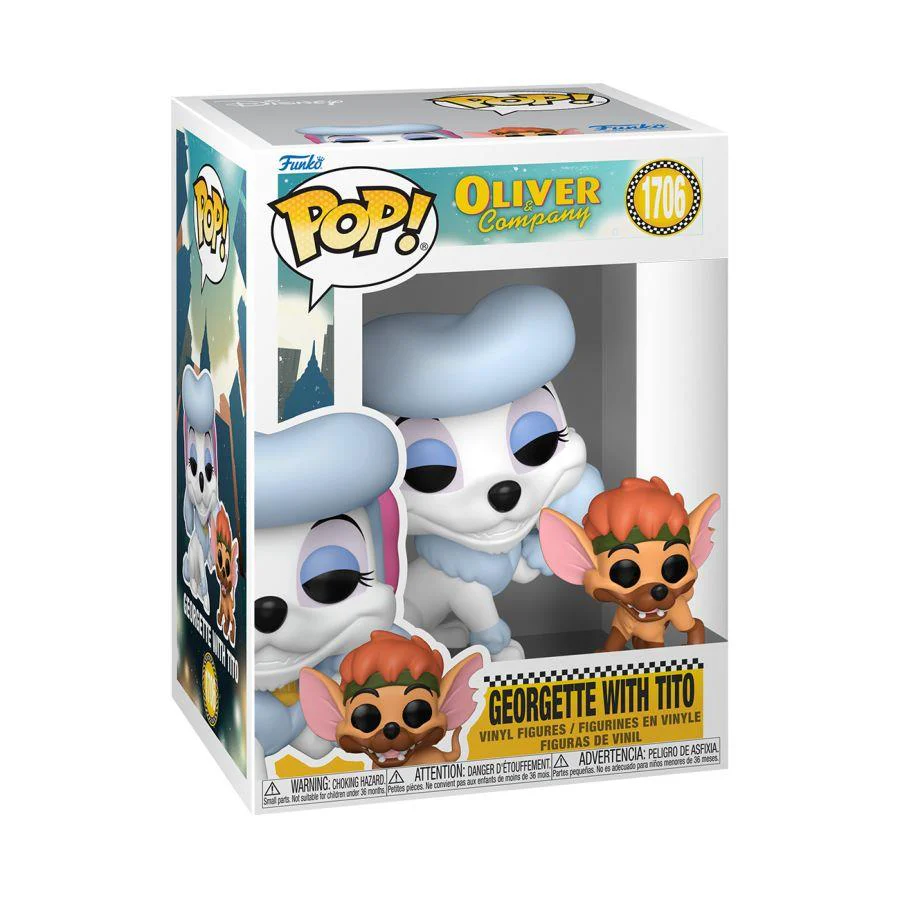 Oliver and Company (1988) - Georgette with Tito Pop! Vinyl - Image 2