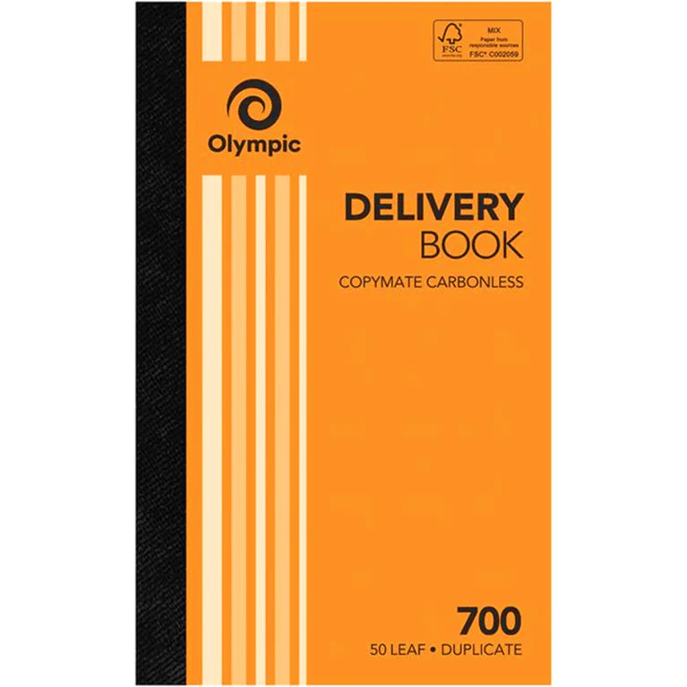 Olympic 10 Pack 700 Duplicate Delivery Book Carbonless 140869 Bulk - Image 2