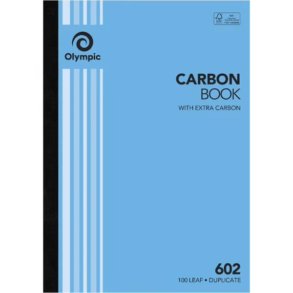 Olympic 5 Pack 602 Duplicate Carbon Book 100 Leaf Bulk - Image 3