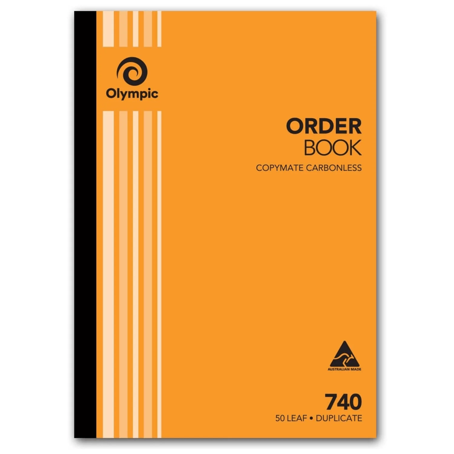 Olympic 5 Pack 740 Duplicate Order Book Carbonless 50 Leaf Bulk - Image 2