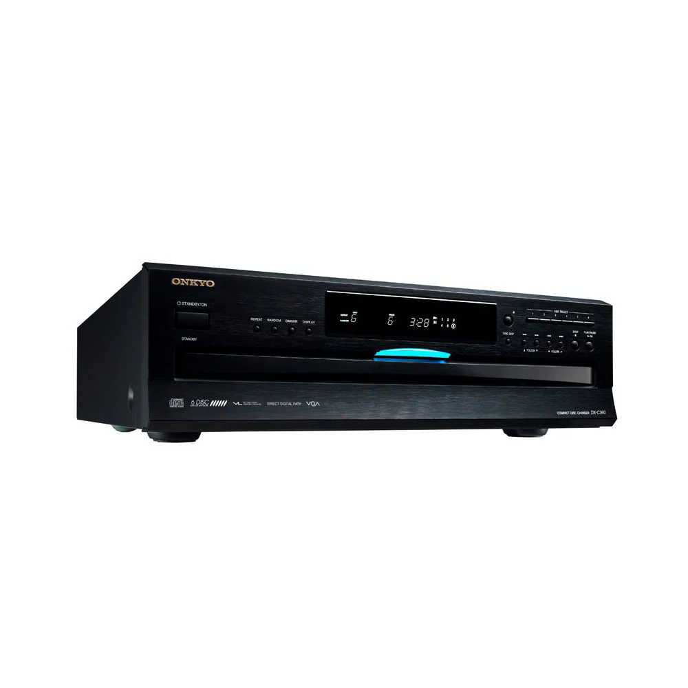 Onkyo DXC390M4 6 Disc 10W CD Player Stereo 13.1x43.2x43.5cm Black - Image 2