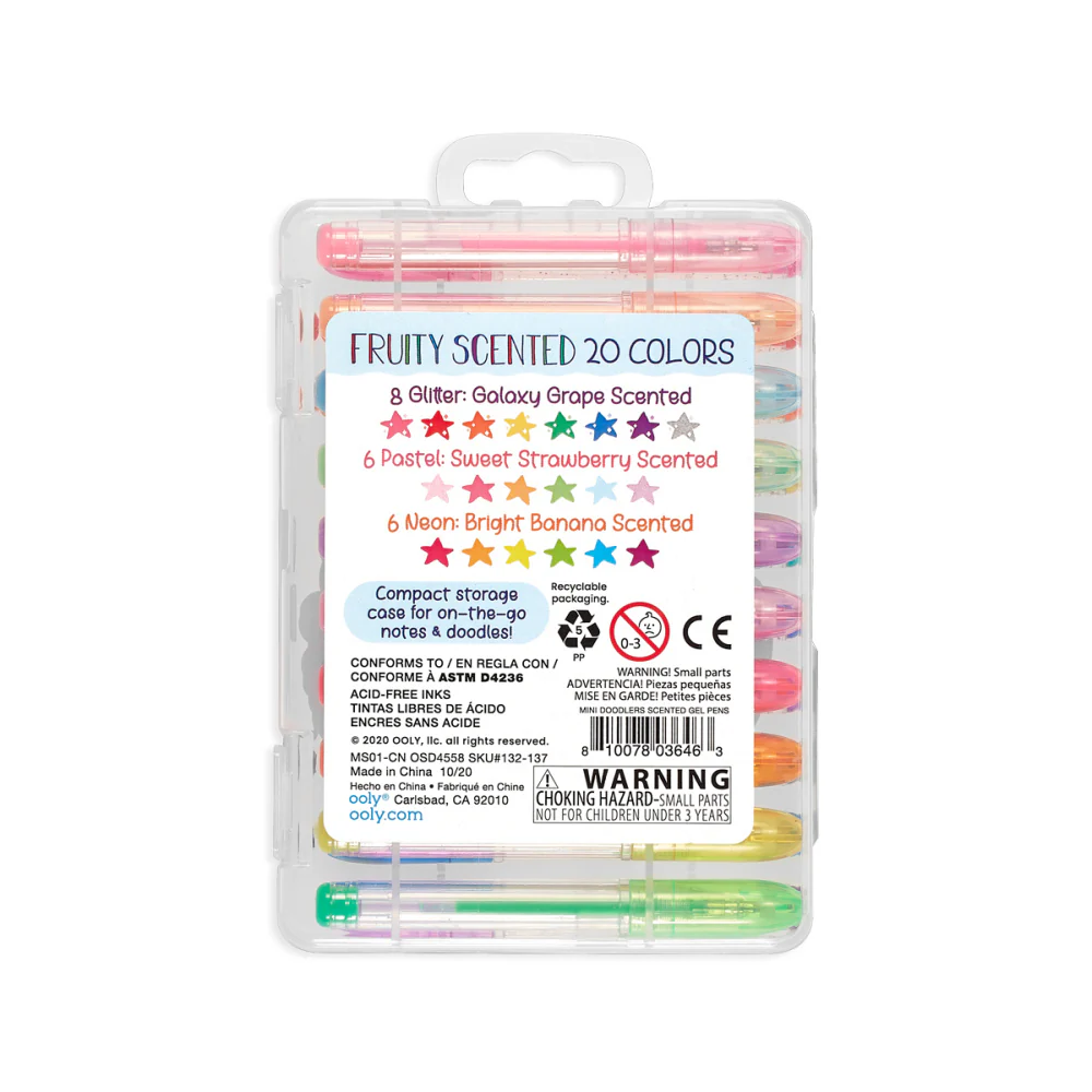 Ooly Fruit Scented Gel Pens Writing Stationery 3y+ (20-Pieces) - Image 2