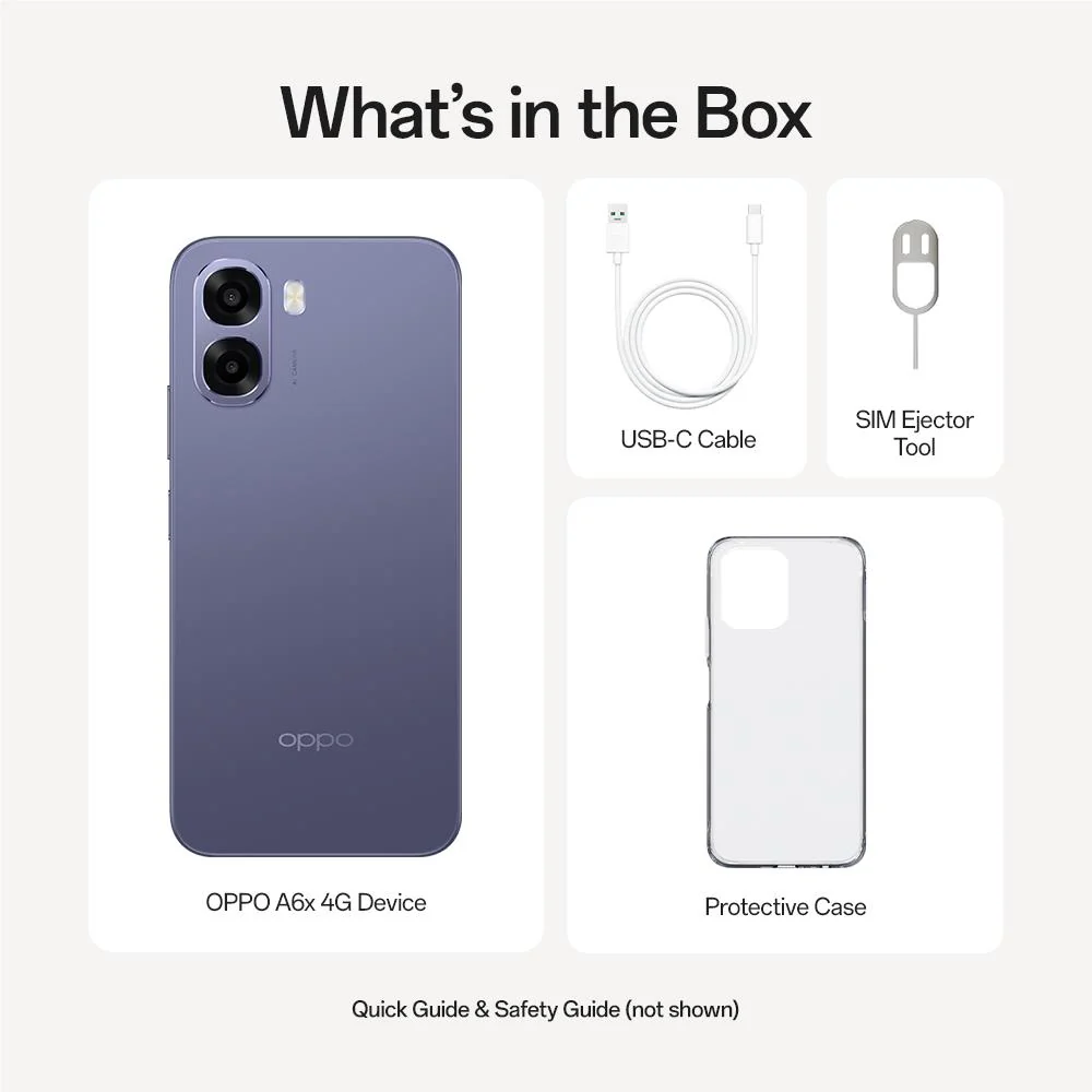OPPO A6x 4G 128GB (Plum Purple) - Image 8