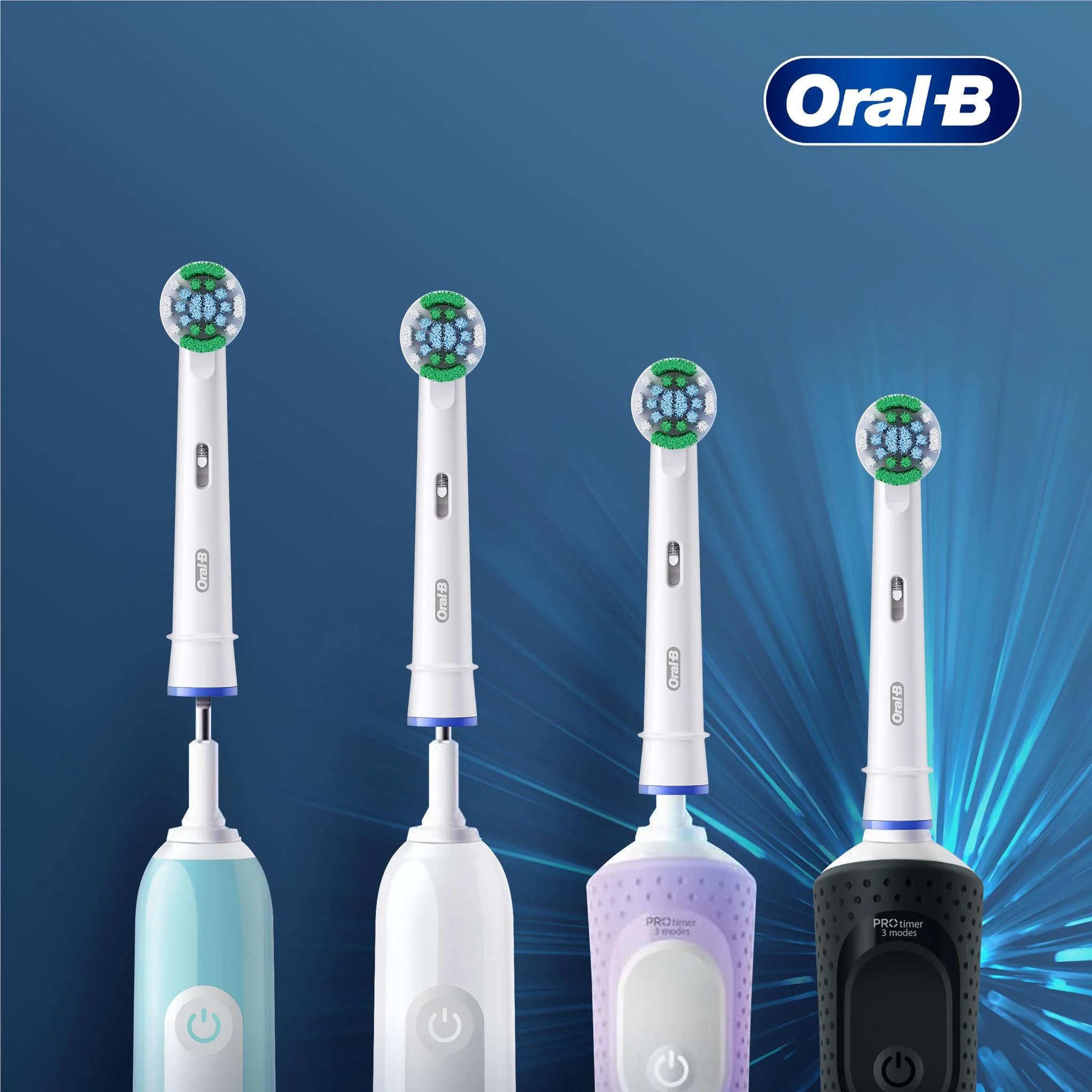 Oral-B Everyday Clean Electric Toothbrush Replacement Brush Heads (4 Pack) - Image 7