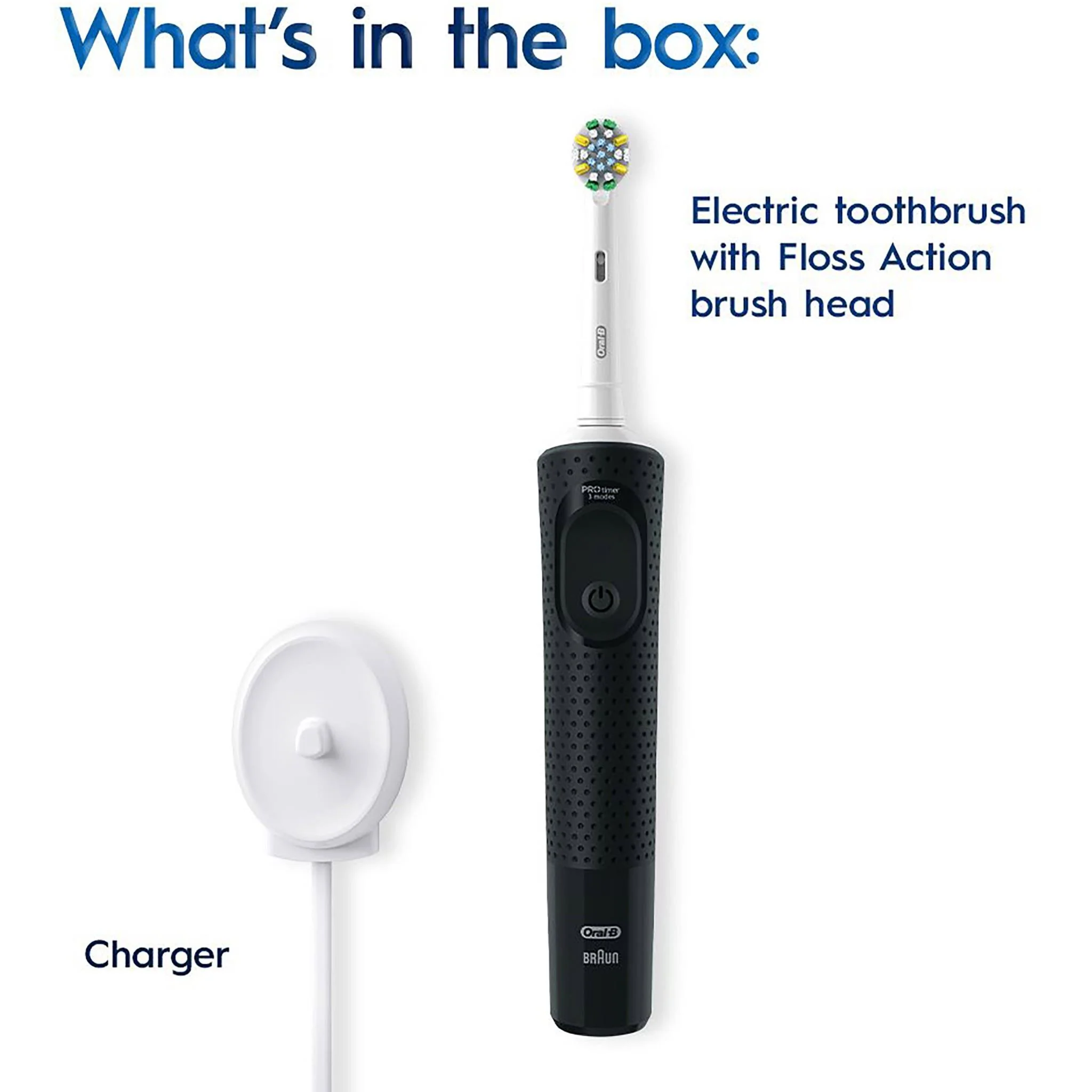 Oral B Vitality Pro Deep Clean Electric Toothbrush (Black) - Image 9