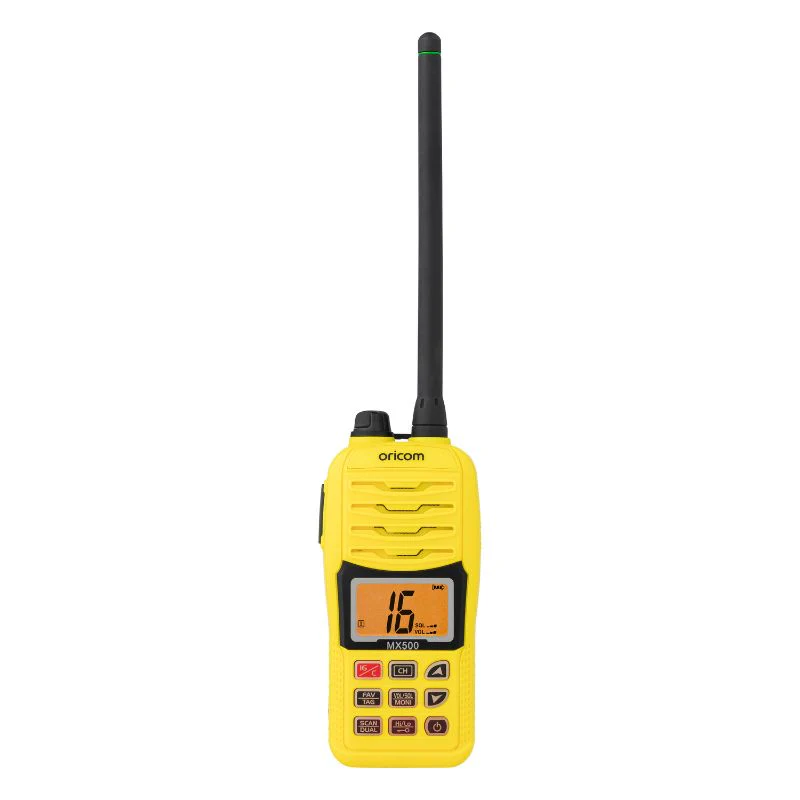 Oricom MX500 5 Watt VHF Marine Radio (Yellow) - Image 2