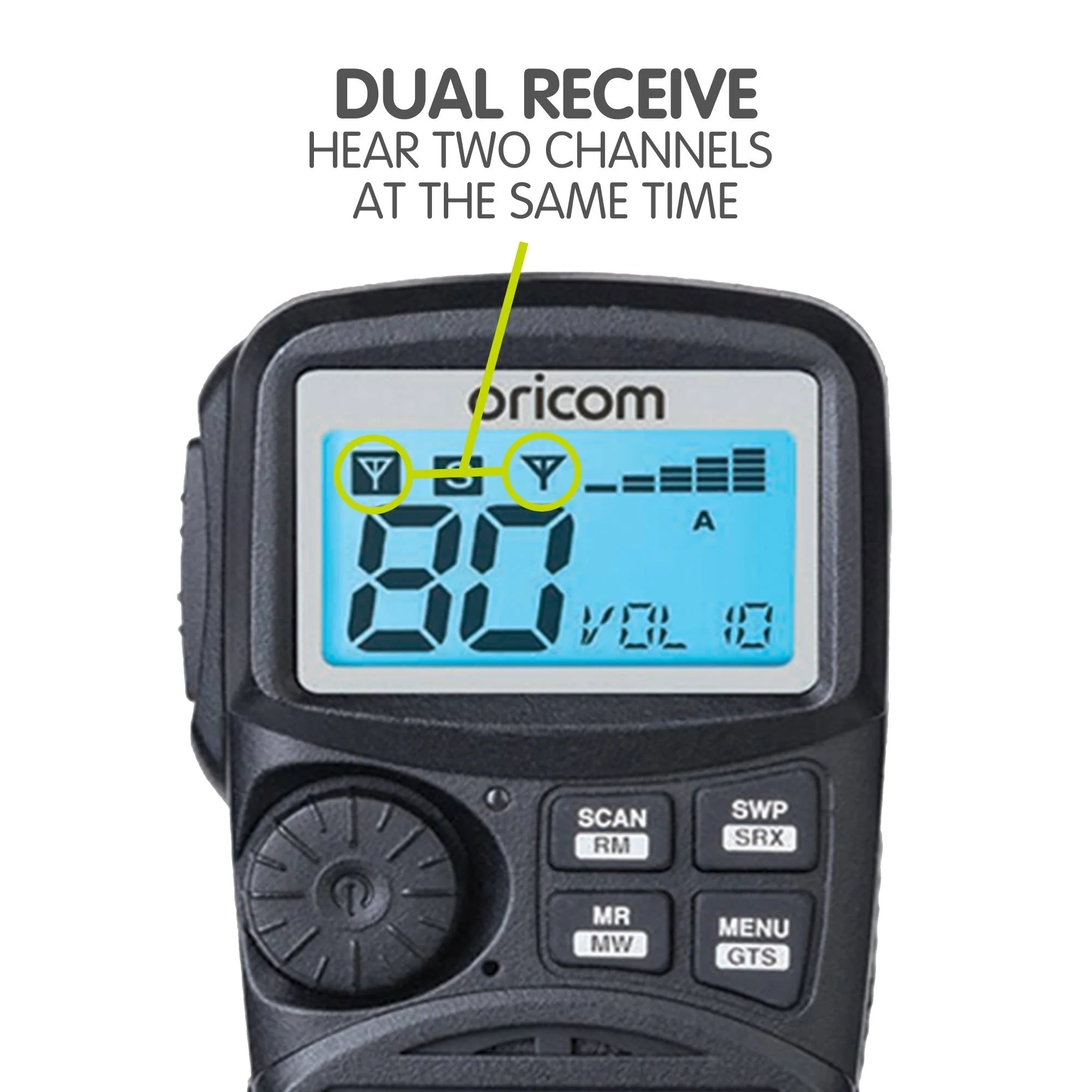 Oricom UHF350DR CB Radio with ANU316 Antenna - Image 3