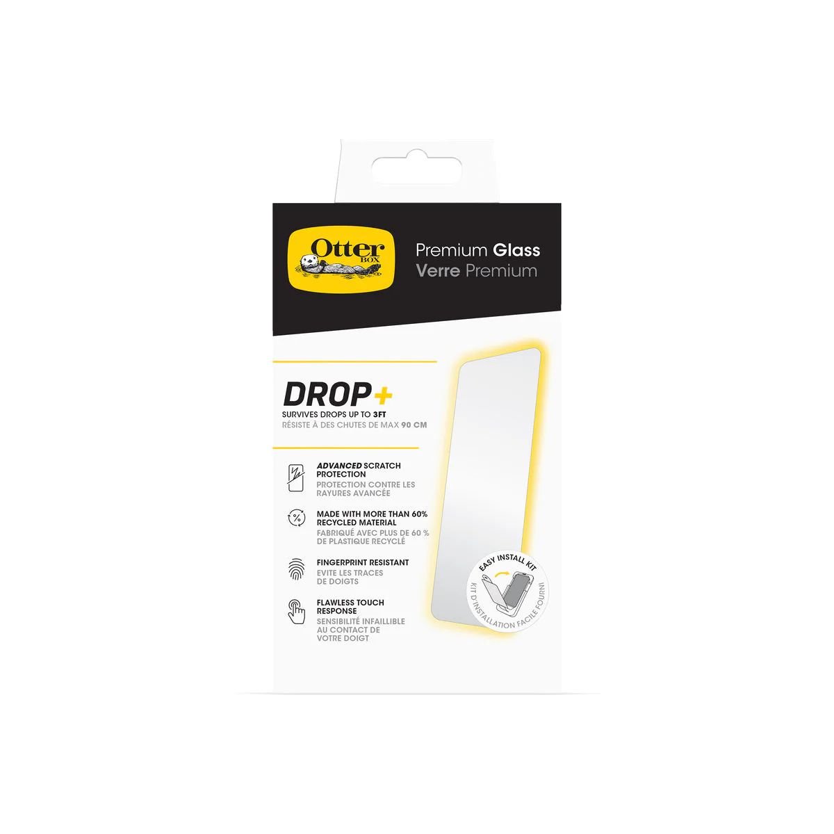 OtterBox Premium Glass Screen Protector for iPhone 16 Pro - Clear - Image 7