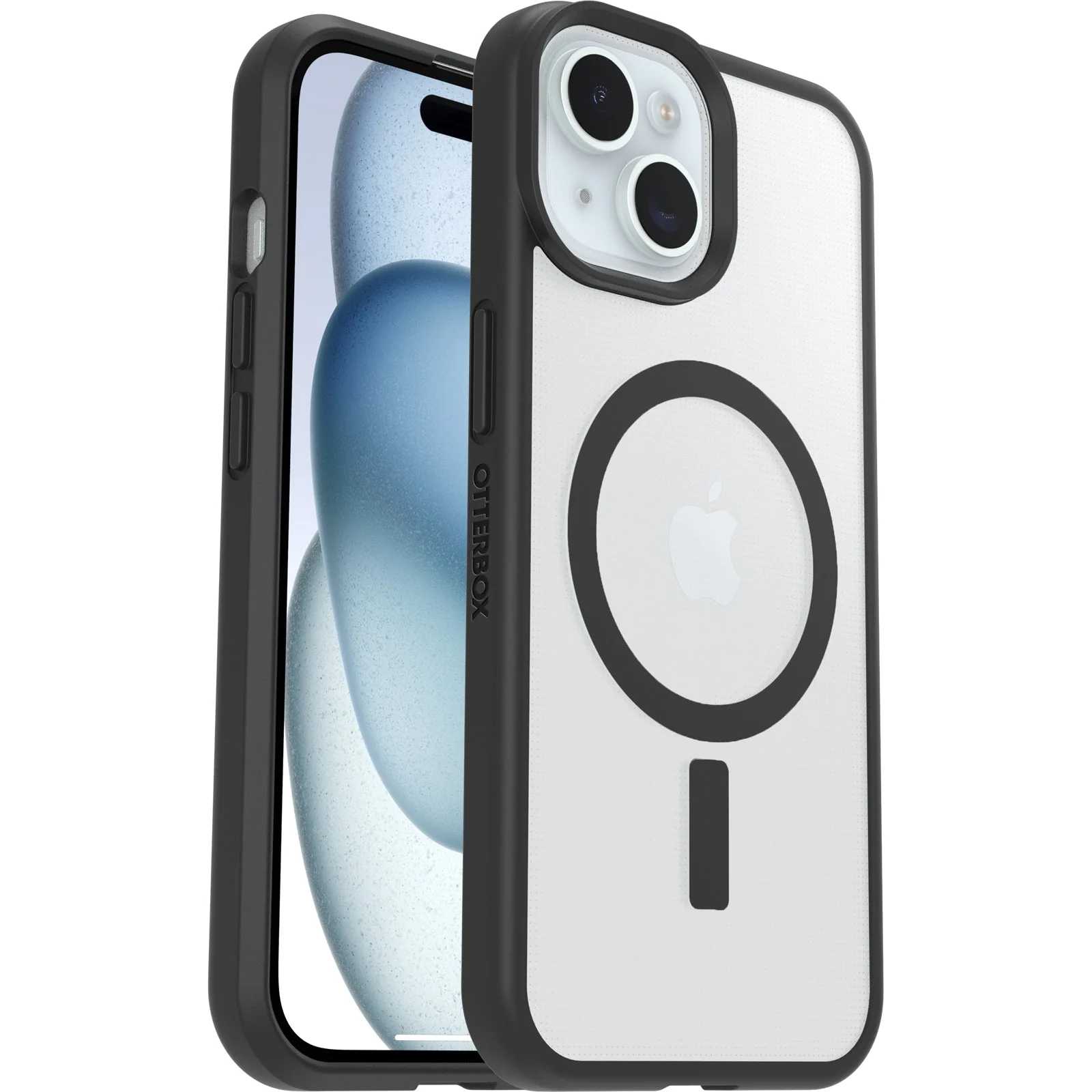 OtterBox React MagSafe Case - For iPhone 17e/16e/15/14/13 - Clear/Black - - Image 4