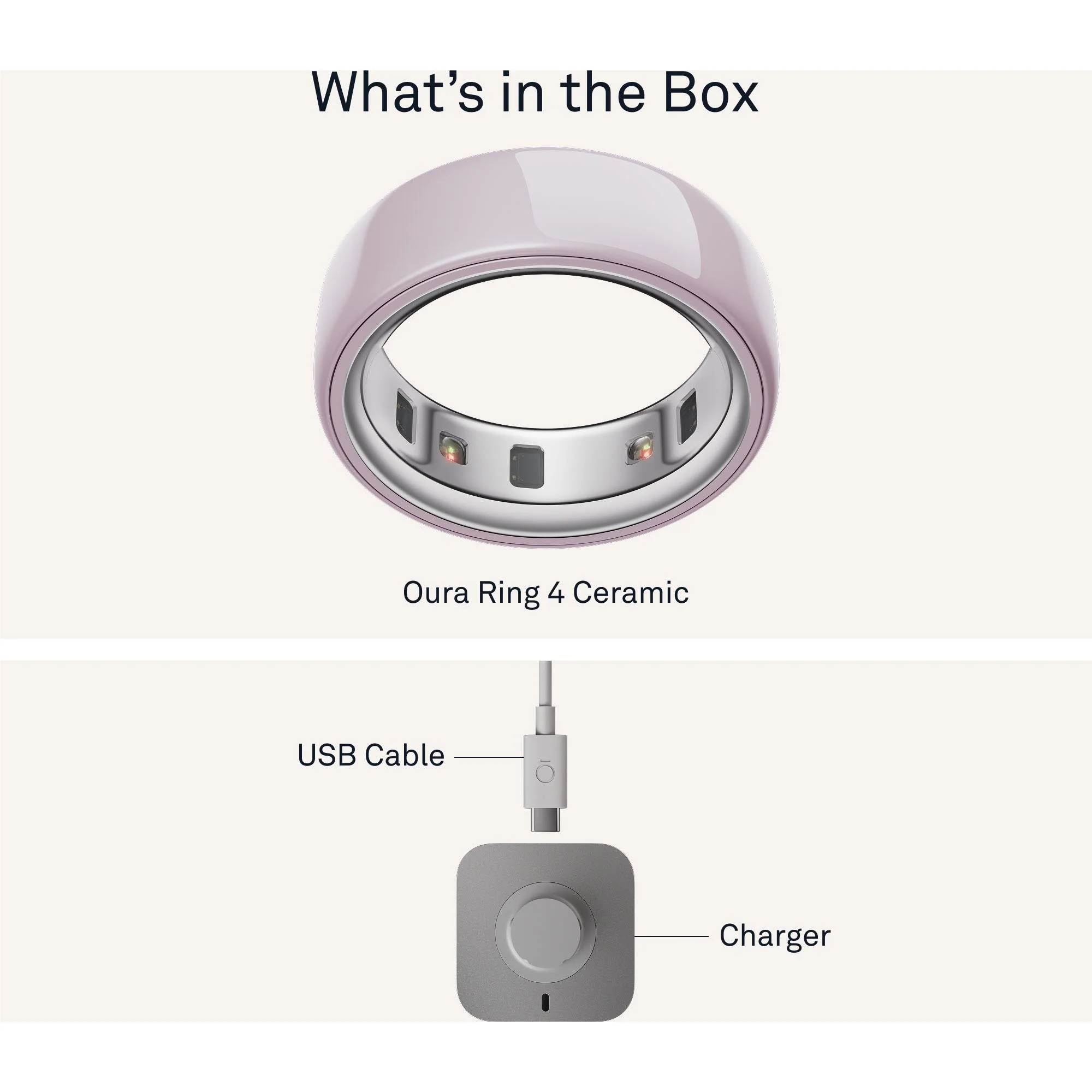 Oura Ring 4 Ceramic [Size 14] (Petal) - Image 8