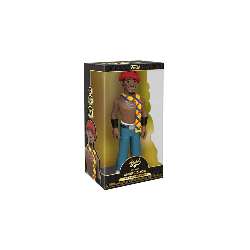 Outkast Andre 3000 Ms Jackson Gold Premium Vinyl Action Figure Toy 12" - Image 2