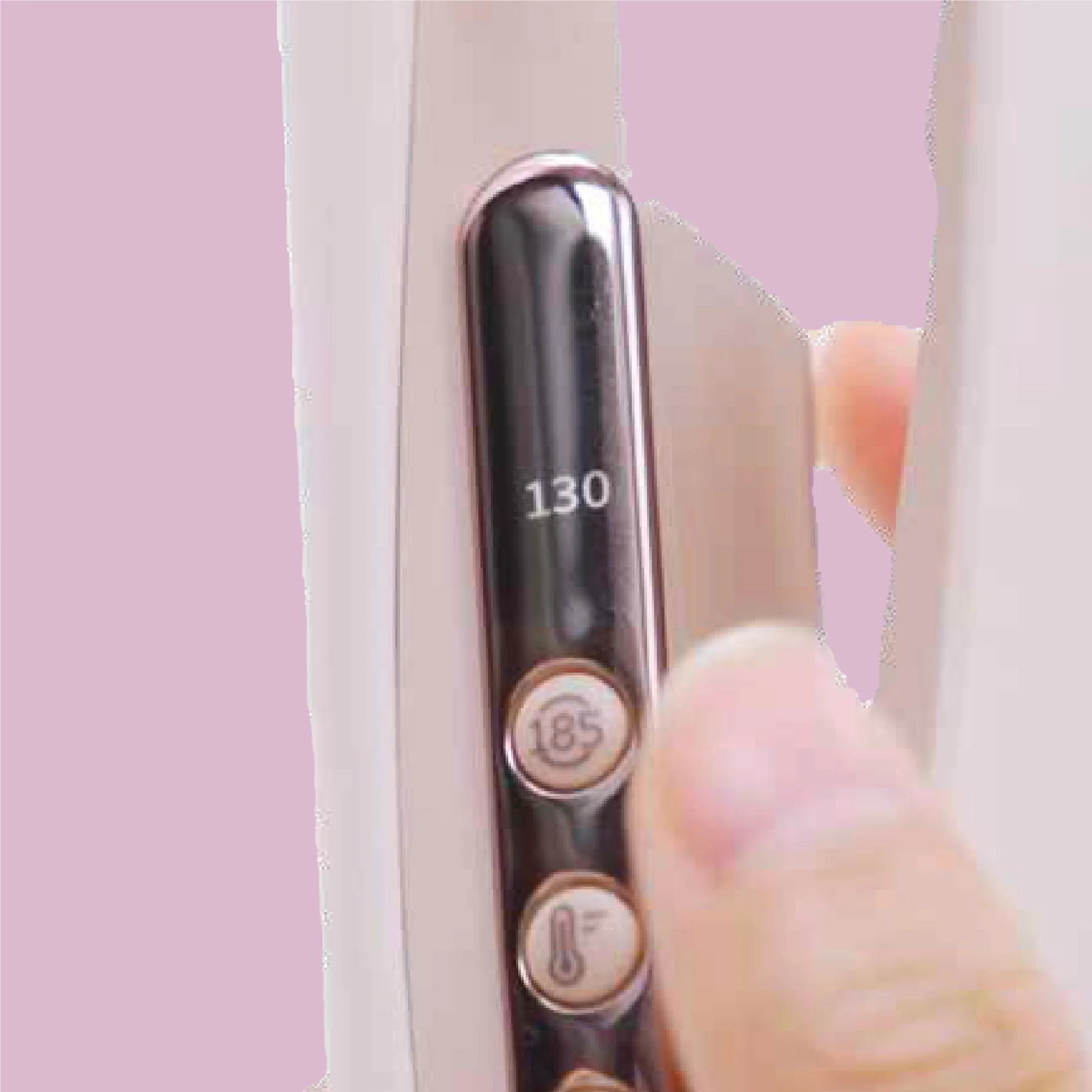 Panasonic 2-In-1 Hair Straightener and Curler (Strawberry Pink) - Image 9