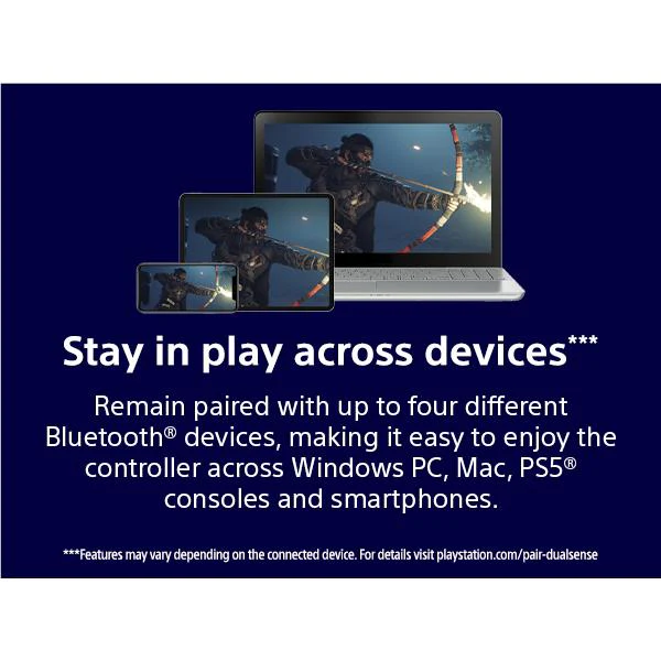 PC DualSense Wireless Controller + USB Cable (Midnight Black) - Image 10