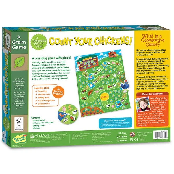 Peaceable Kingdom Count Your Chickens! Game - Image 2