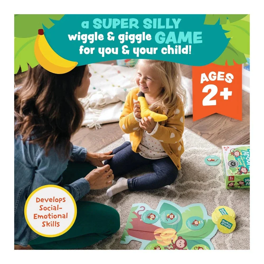 Peaceable Kingdom Monkey Around The Wiggle & Giggle Game - Image 4