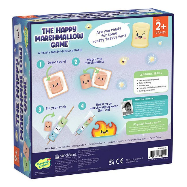 Peaceable Kingdom The Happy Marshmallow Game Kids/Toddler Matching Play Toy 2y+ - Image 2