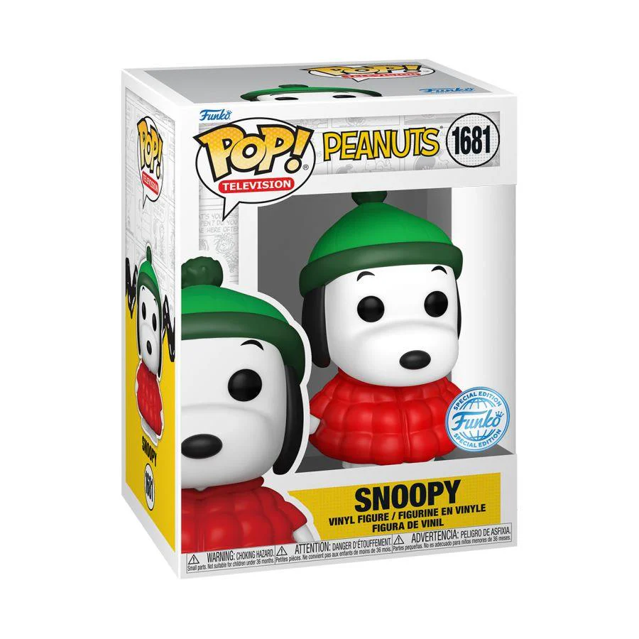 Peanuts - Snoopy in Coat Pop! Vinyl - Image 2