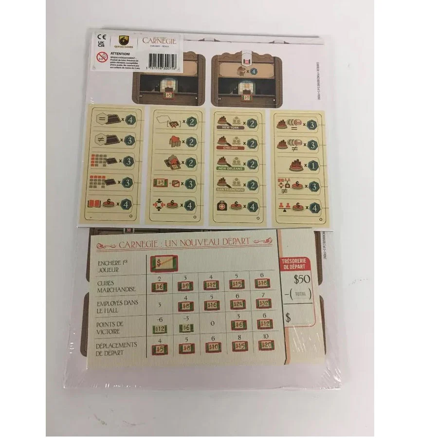 Pegasus Spiele Carnegie: Departments and Donations Expansion Board Game