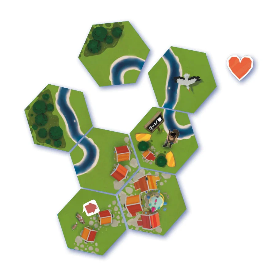 Pegasus Spiele Dorfromantik: Light Luggage Board Game - Image 3