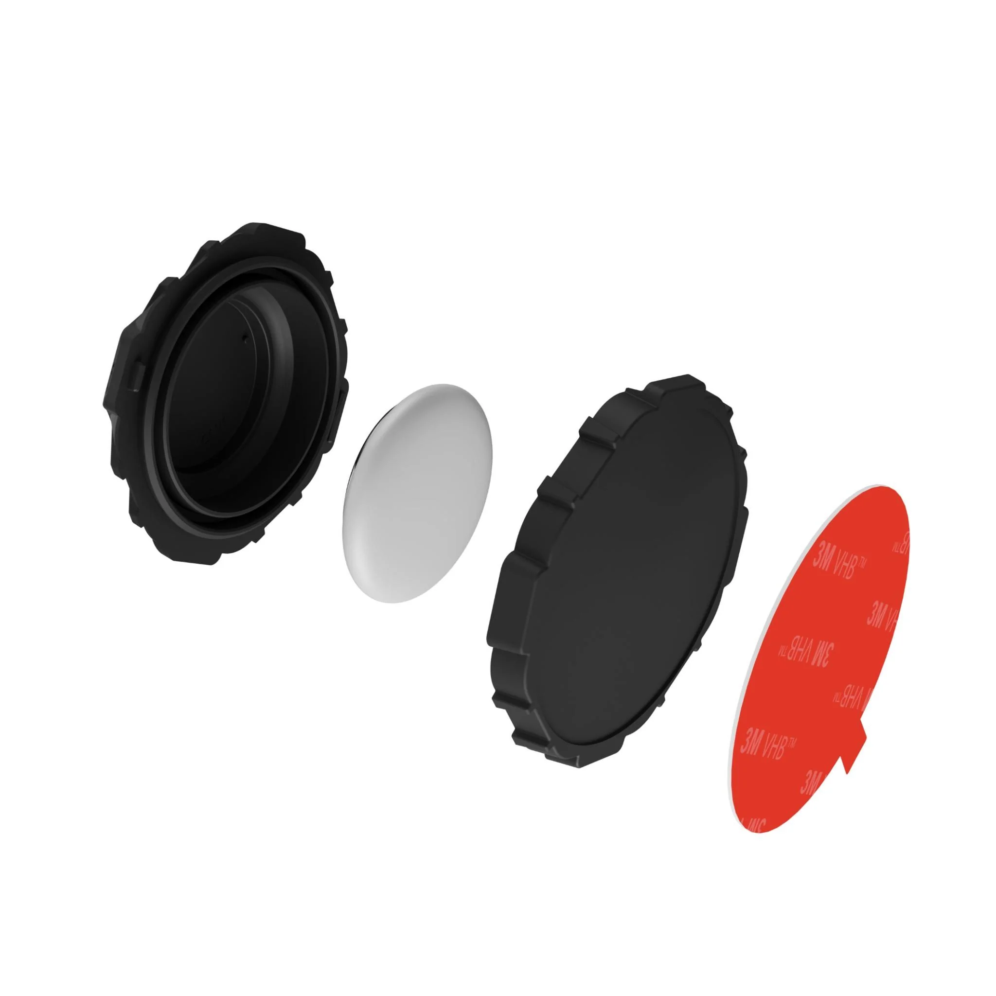 Pelic Marine Waterproof Stick-On AirTag Case (Black) - Image 4
