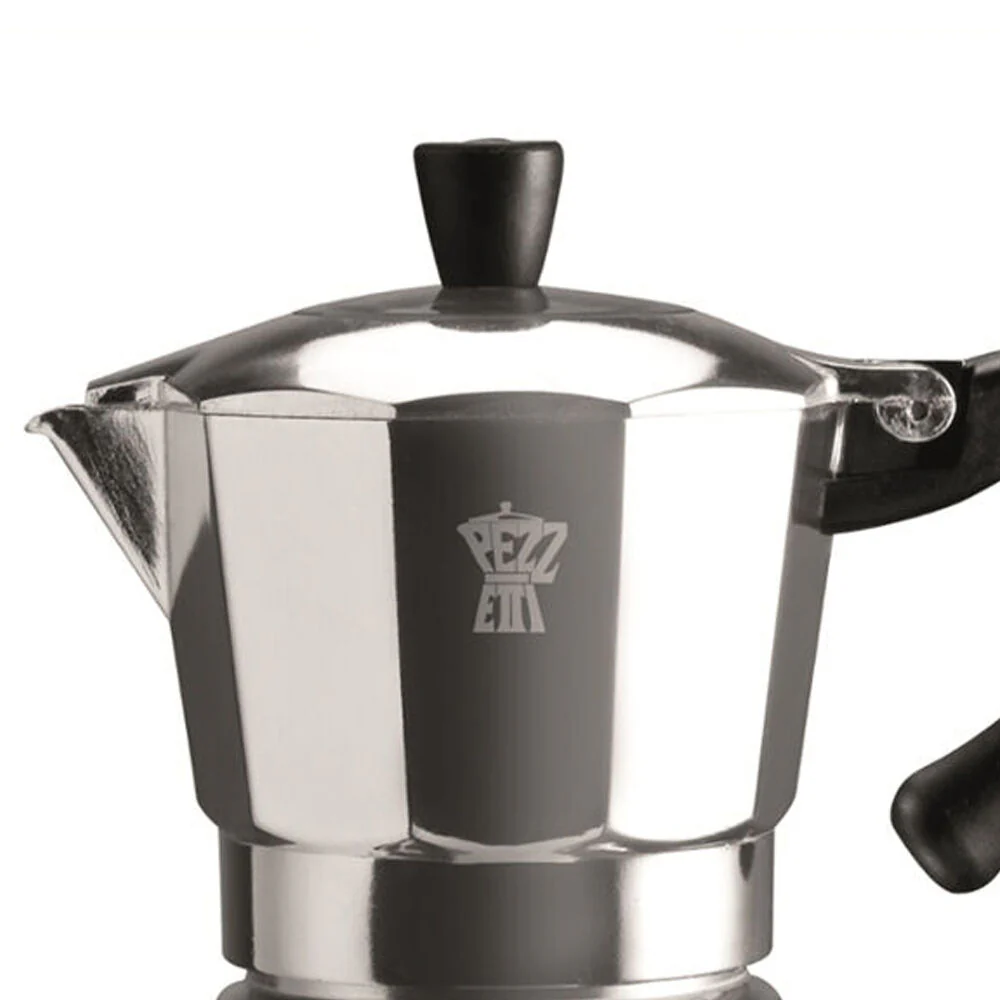 Pezzetti Bellexpress Aluminium 6-Cup Stovetop Induction Coffee Maker Silver - Image 2