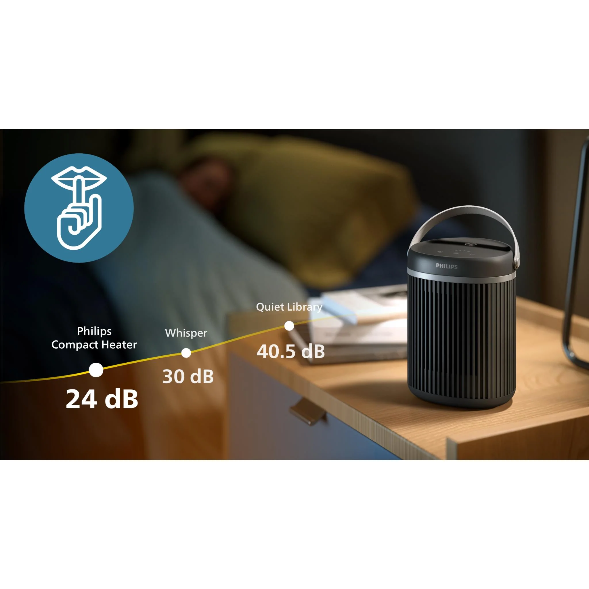 Philips 3000 Series Compact Ceramic Fan Heater - Image 8