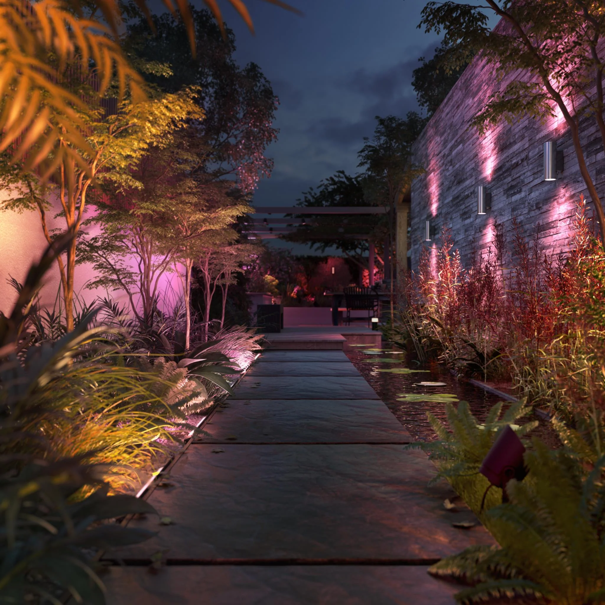 Philips Amarant Linear Outdoor Light Bar - Image 10