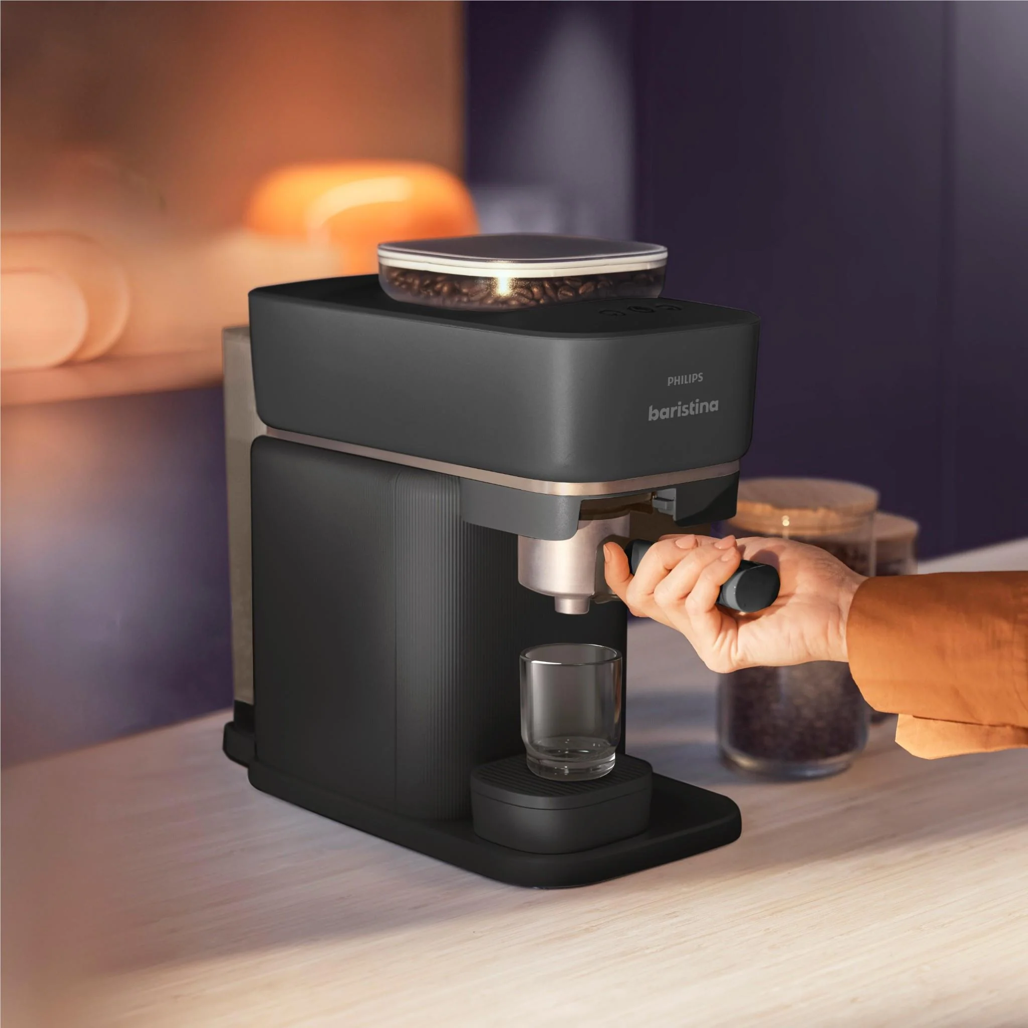 Philips Baristina Espresso Machine (Silhouette Black) - Image 11