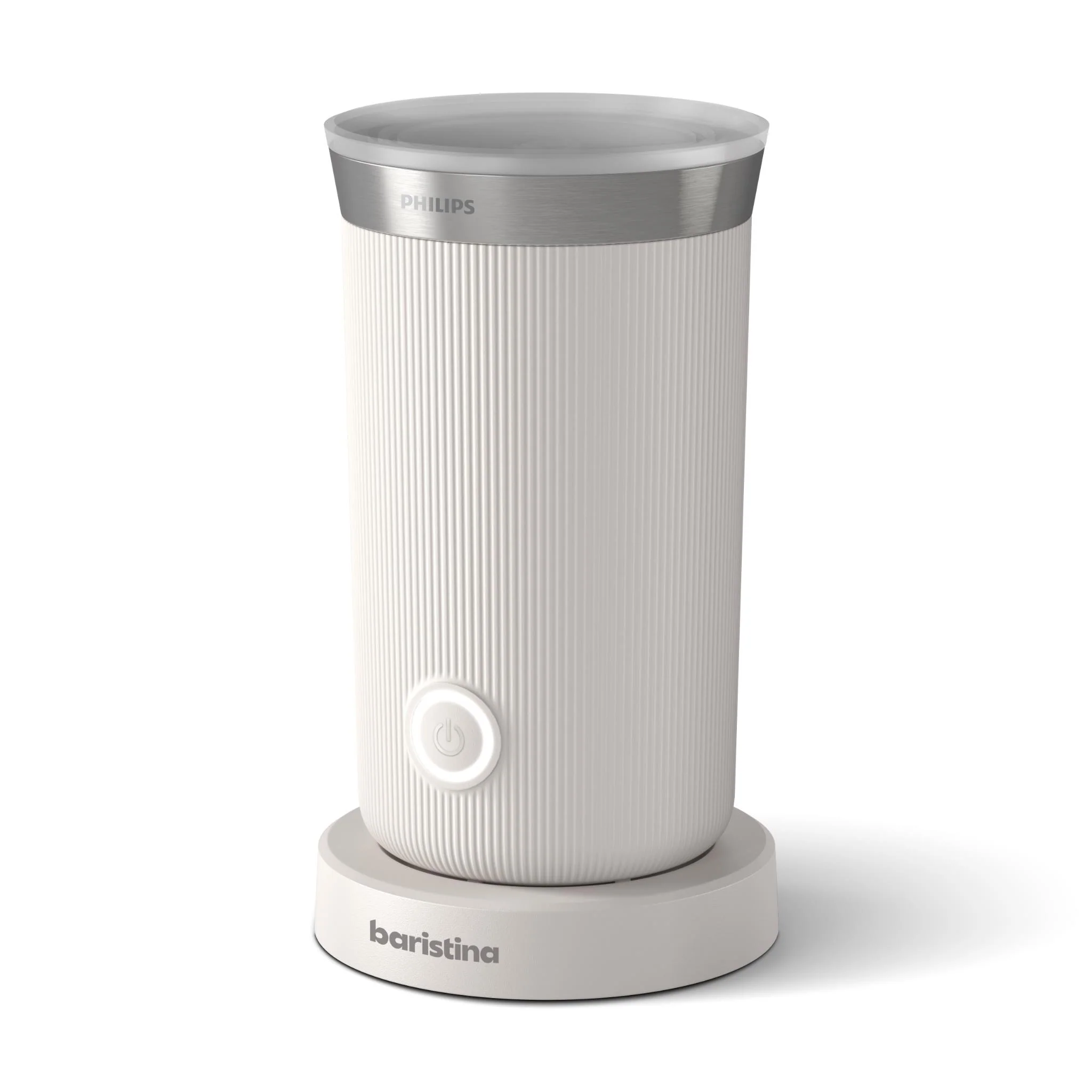 Philips Baristina Hot & Cold Milk Frother (Cloud White) - Image 2