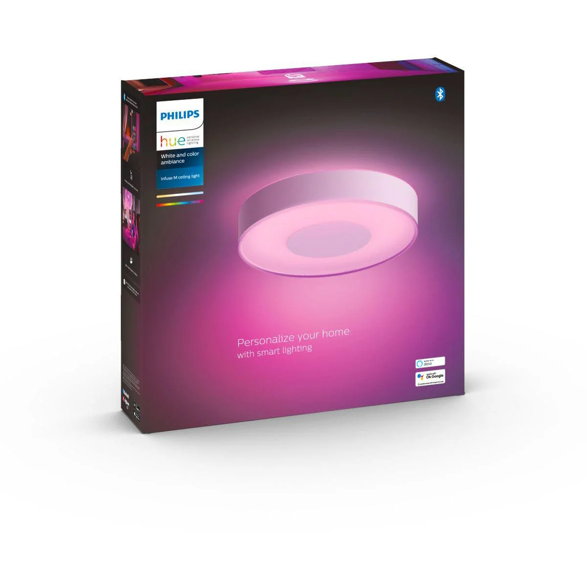 Philips Hue White & Colour Ambient Ceiling Light (White) [Medium] - Image 2