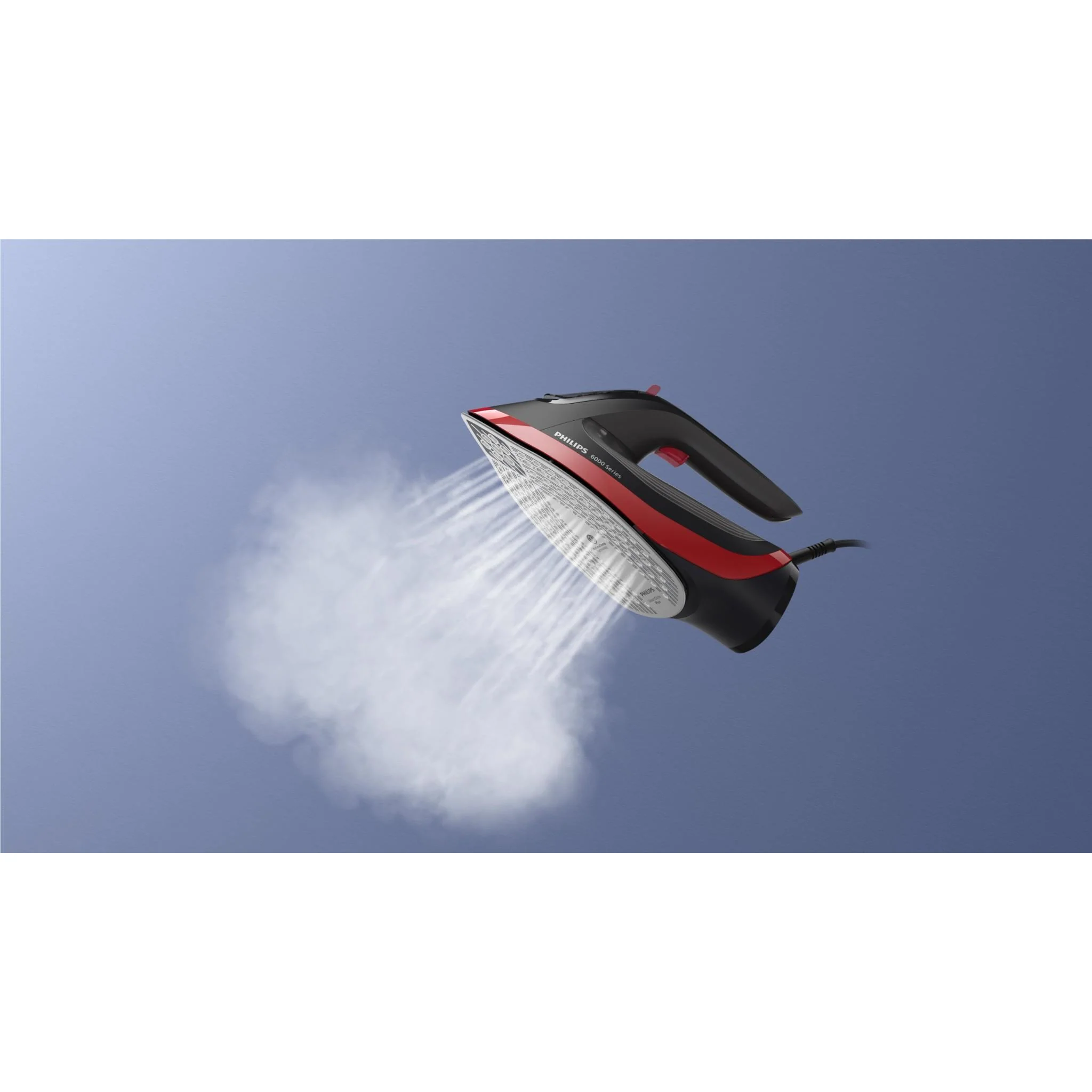 Philips OptimalTEMP 6000 Series Steam Iron (Red/Black) - Image 10