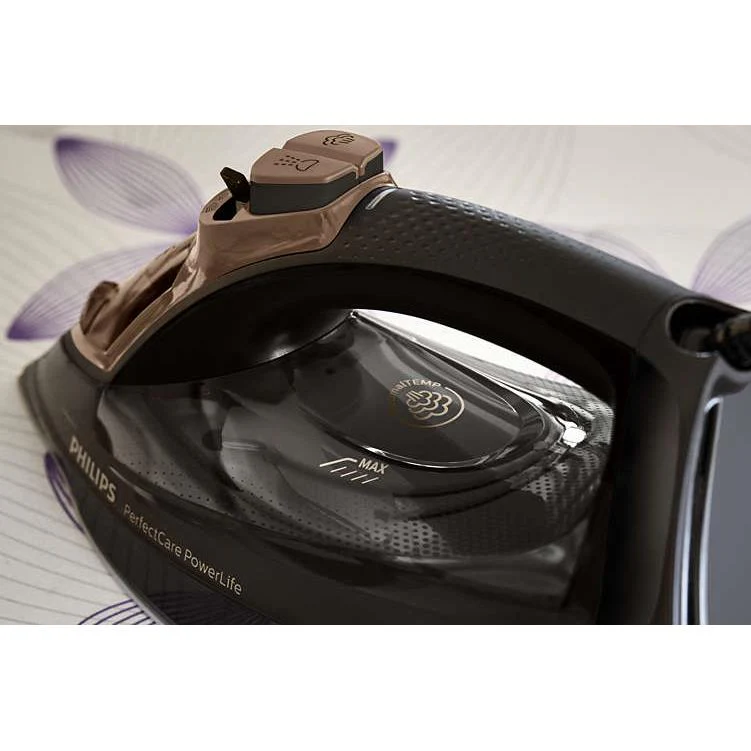 Philips PerfectCare PowerLife Steam Iron (Black/Gold) - Image 3