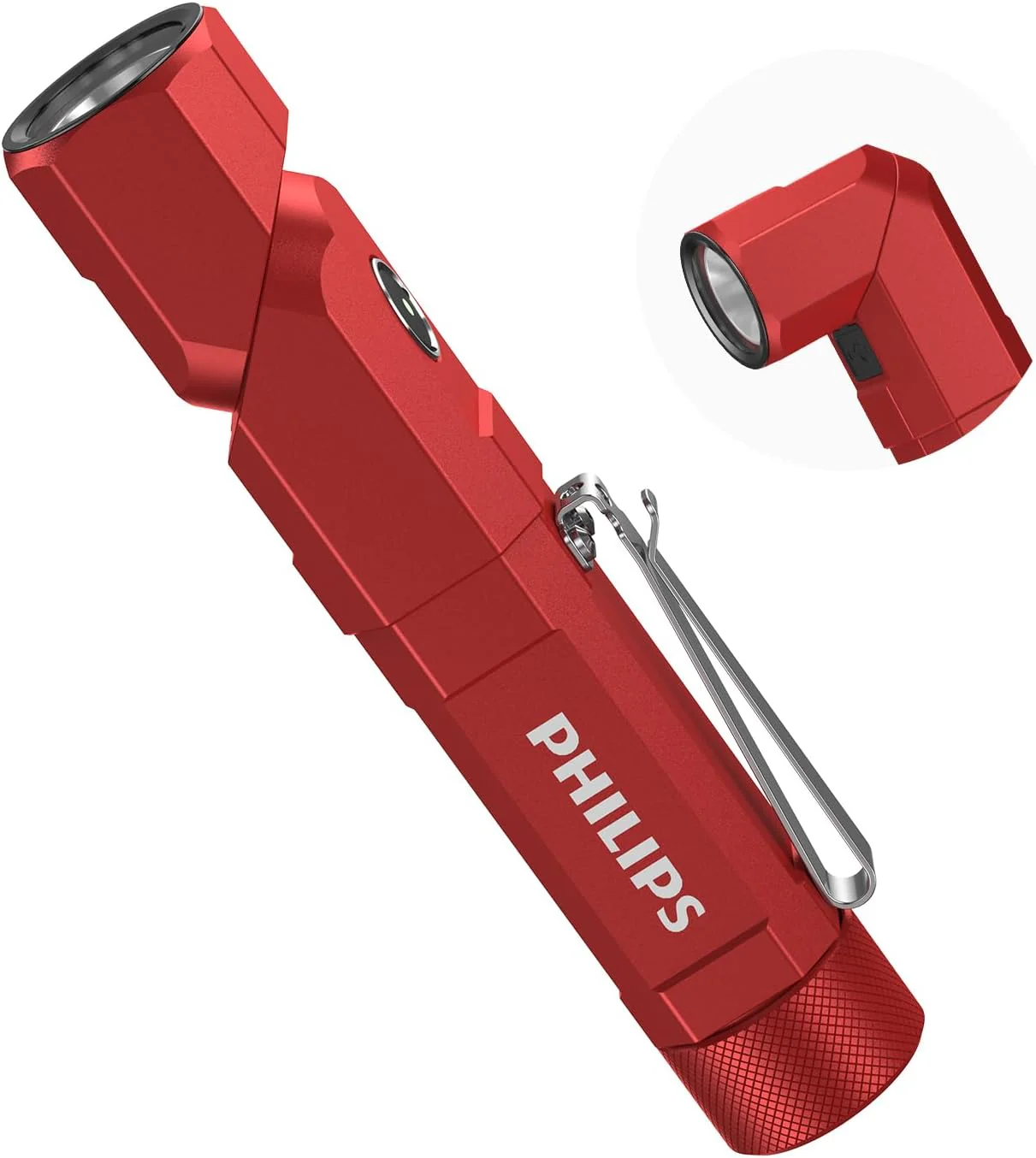 Philips SFL5806R 1000 Lumens Compact LED Flashlight (Red) - Image 2