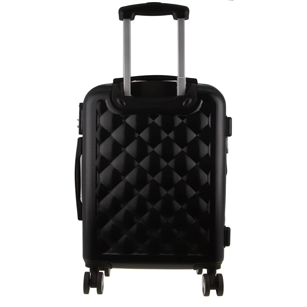 Pierre Cardin 4 Wheel Cabin Hard-Shell TSA Lock Travel Luggage 54cm Black - Image 4
