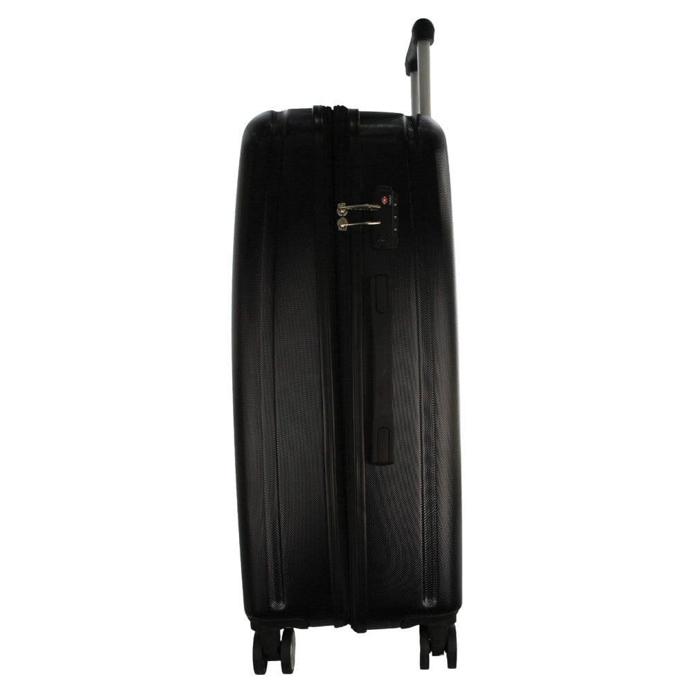 Pierre Cardin 4 Wheel Medium Hard-Shell TSA Lock Travel Luggage 70cm Black - Image 3