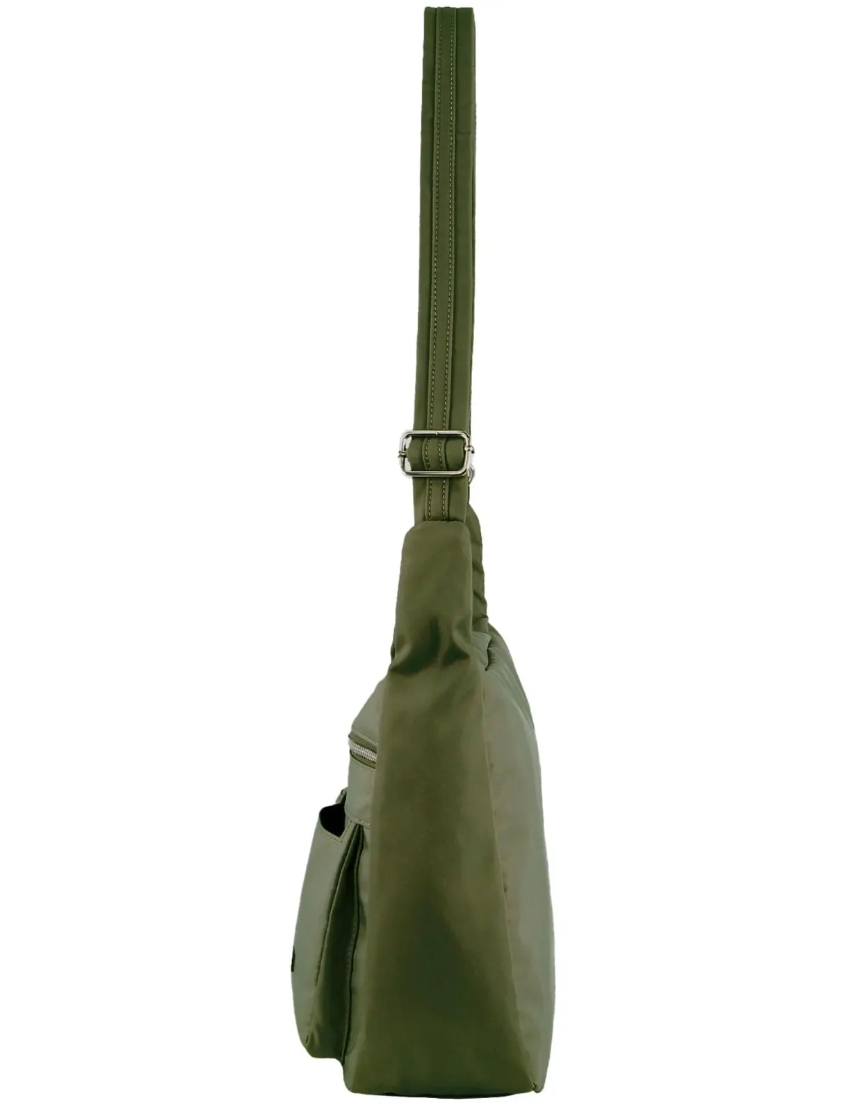 Pierre Cardin Anti-Theft Cross Body Bag RFID Slash Proof Travel - Olive - Image 2
