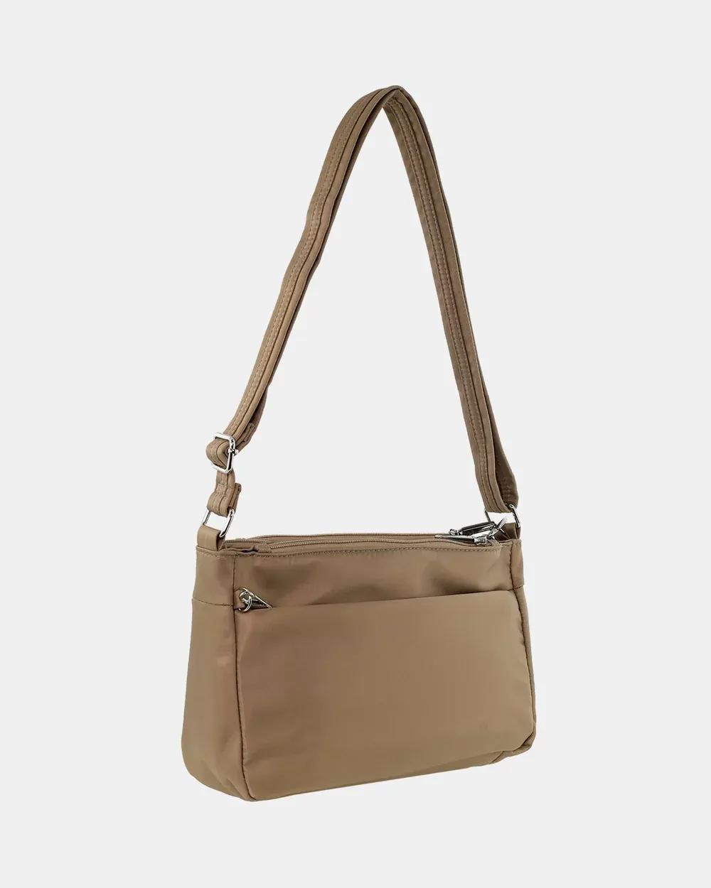 Pierre Cardin Anti-Theft Cross Body Bag Slash Proof RFID Blocking - Camel - Image 4