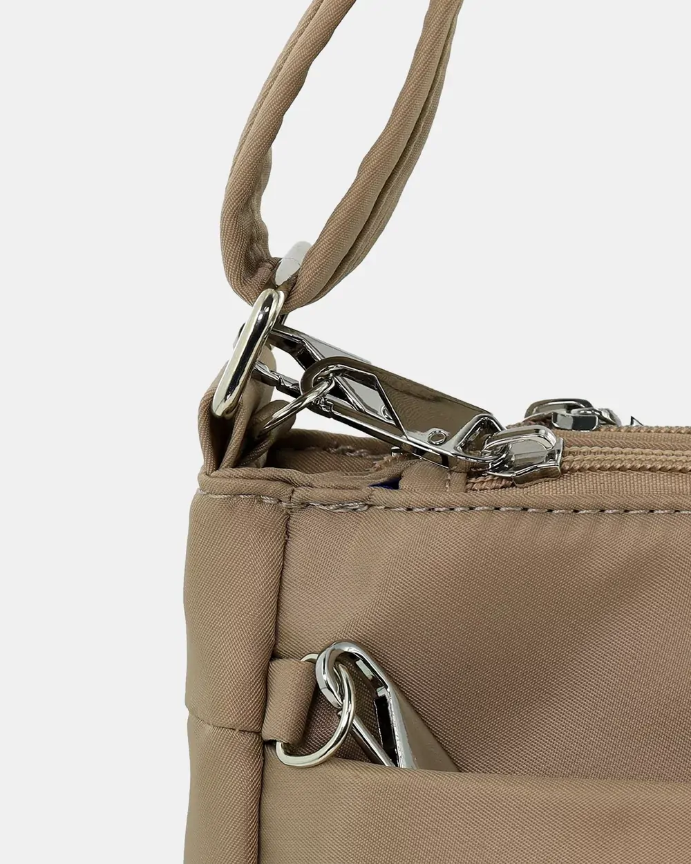 Pierre Cardin Anti-Theft Cross Body Bag Slash Proof RFID Blocking - Camel - Image 5