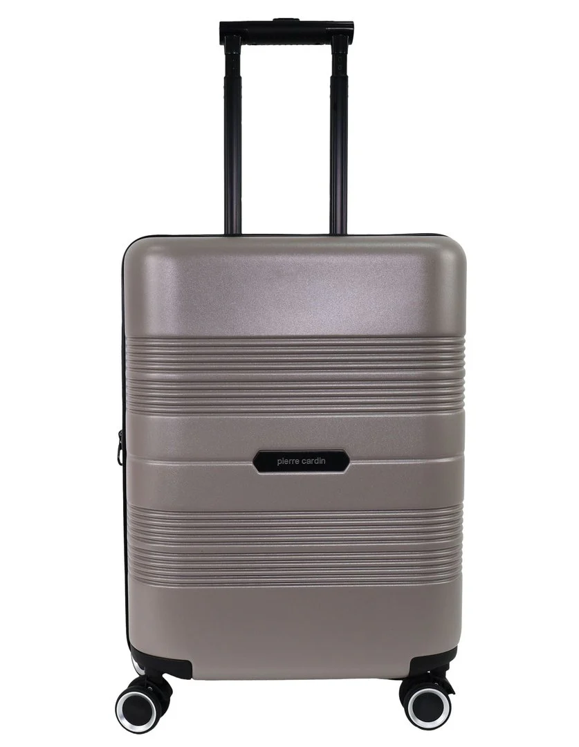 Pierre Cardin Cabin 56L Travel Hard Shell Case Travel Luggage (Taupe) - Image 3