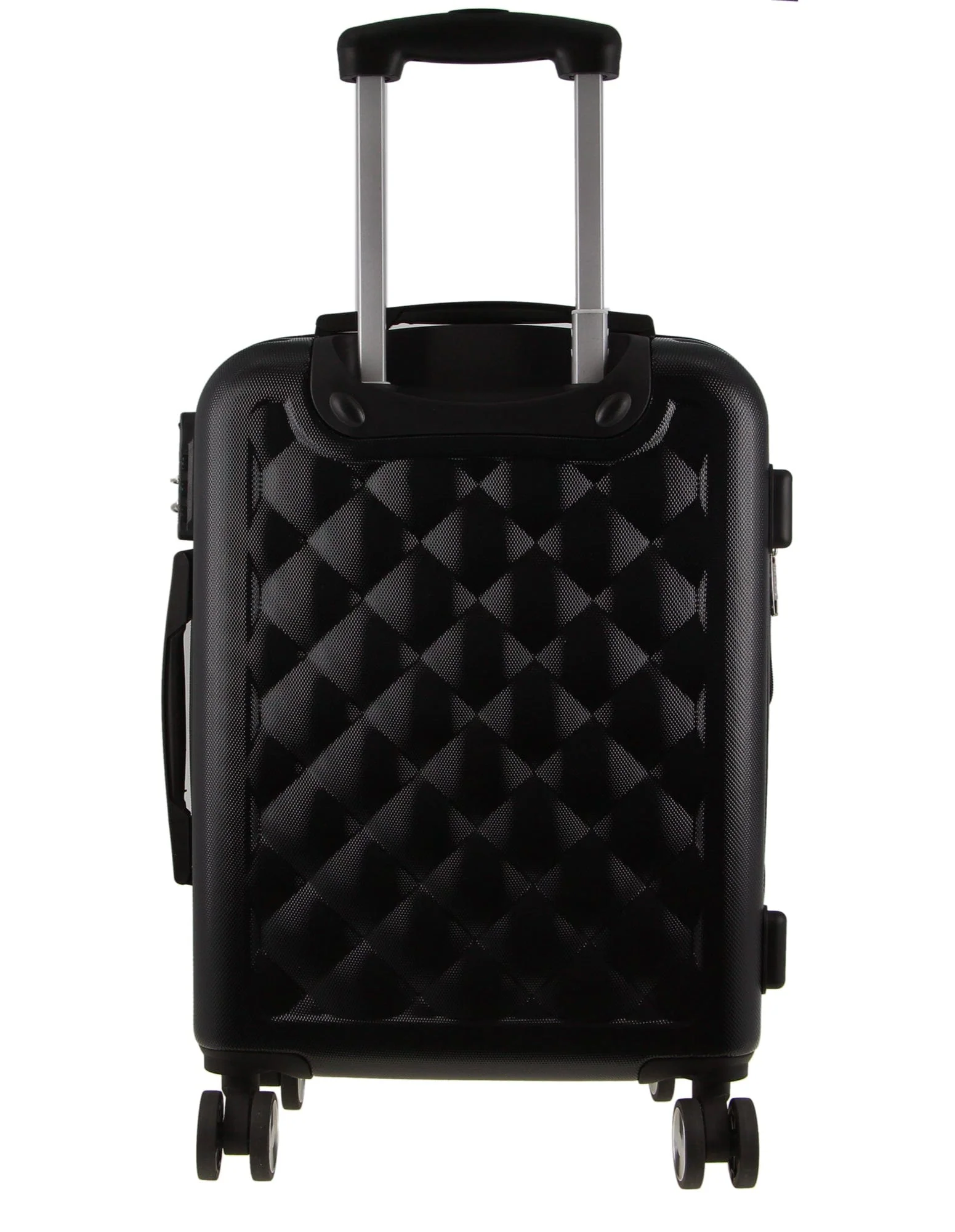 Pierre Cardin Cabin Hard-Shell Suitcase & Mini Beauty Travel Case w/ Tag Black - Image 8