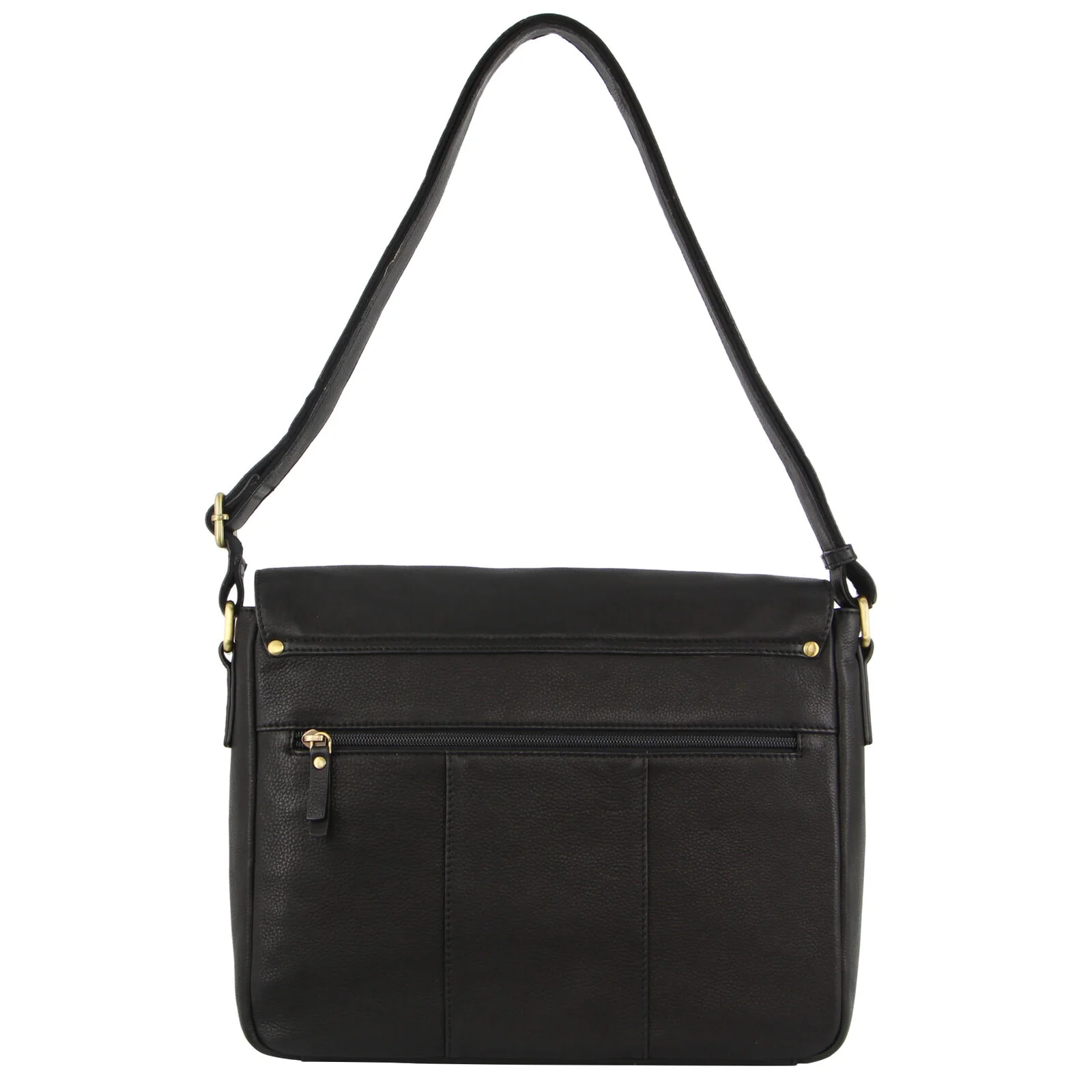 Pierre Cardin Leather Business Bag in Black & Organizer Cross Body in Black/Navy - Image 3