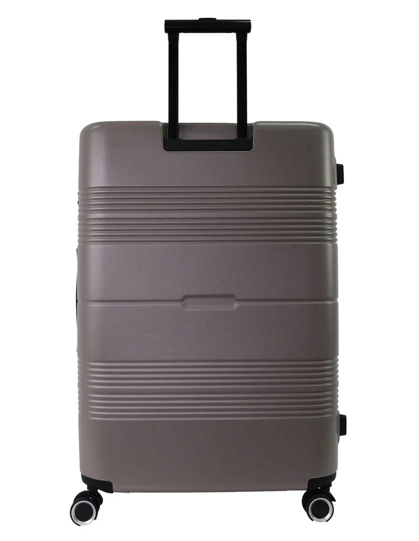 Pierre Cardin Medium 113L Travel Hard Shell Case Travel Luggage (Taupe) - Image 5