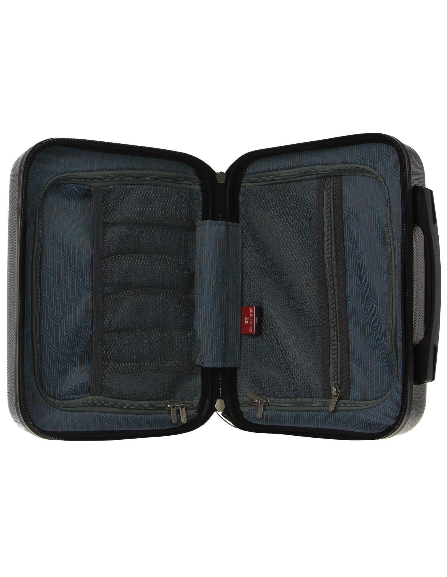 Pierre Cardin Medium Hard-Shell Suitcase & Mini Beauty Case Set w/ Tag Black - Image 6