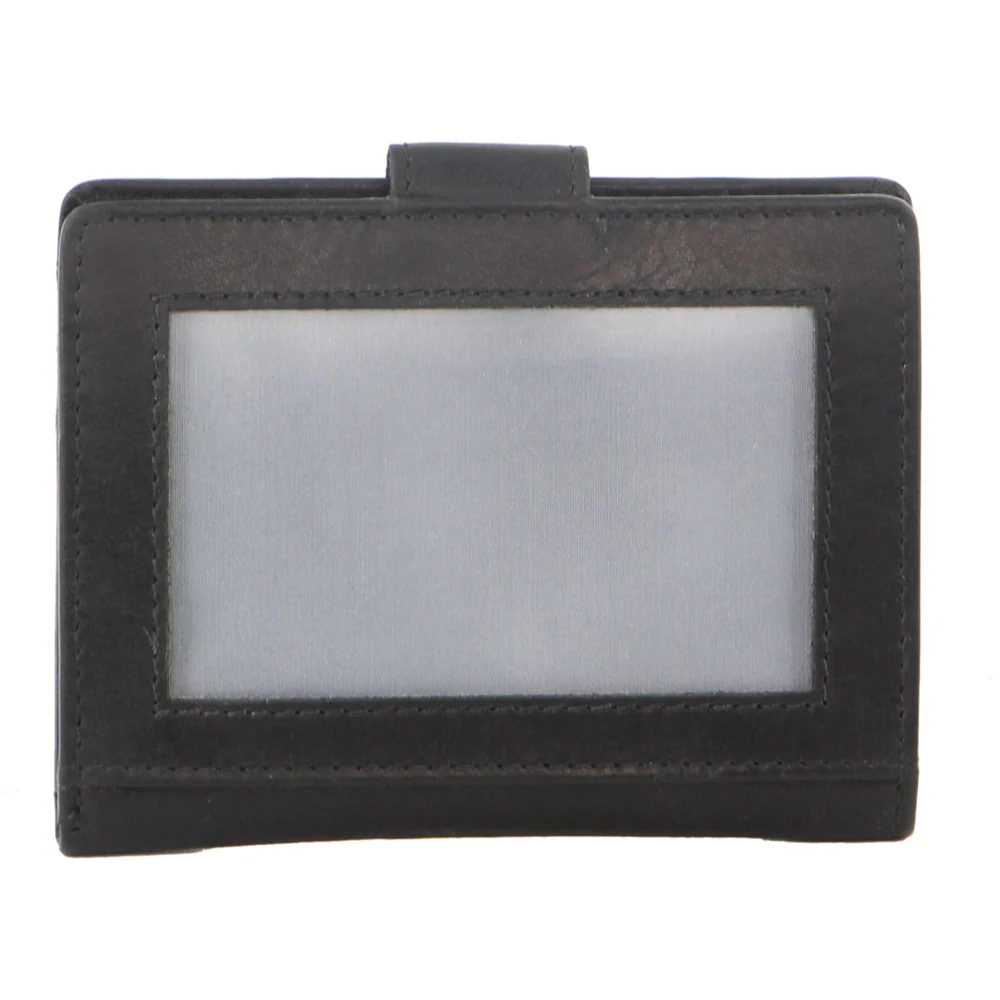 Pierre Cardin Men's Leather Bi-Fold Card Holder/Wallet 10cm Black - Image 3