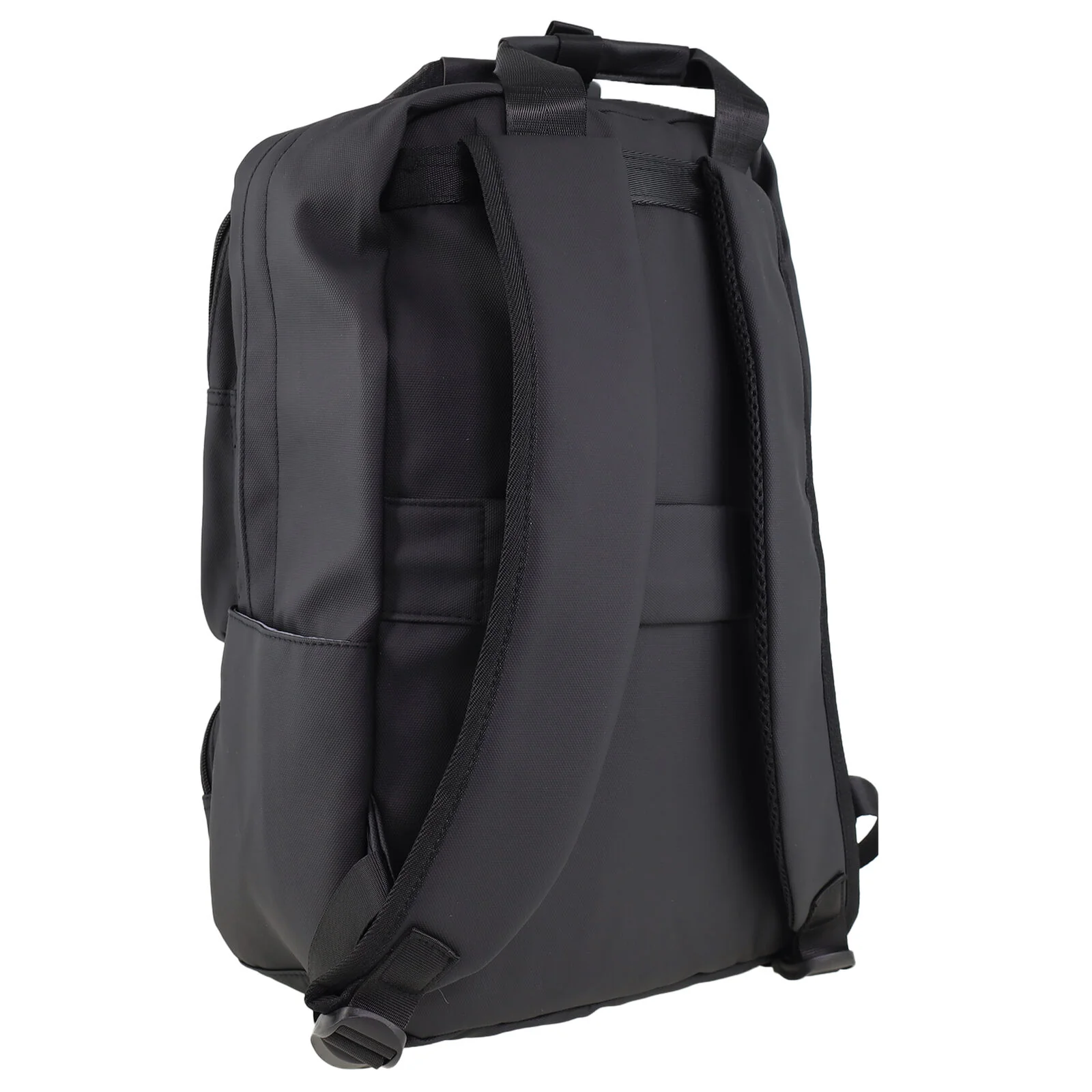 Pierre Cardin Mens Nylon Computer/Business Backpack Bag - Black - Image 2