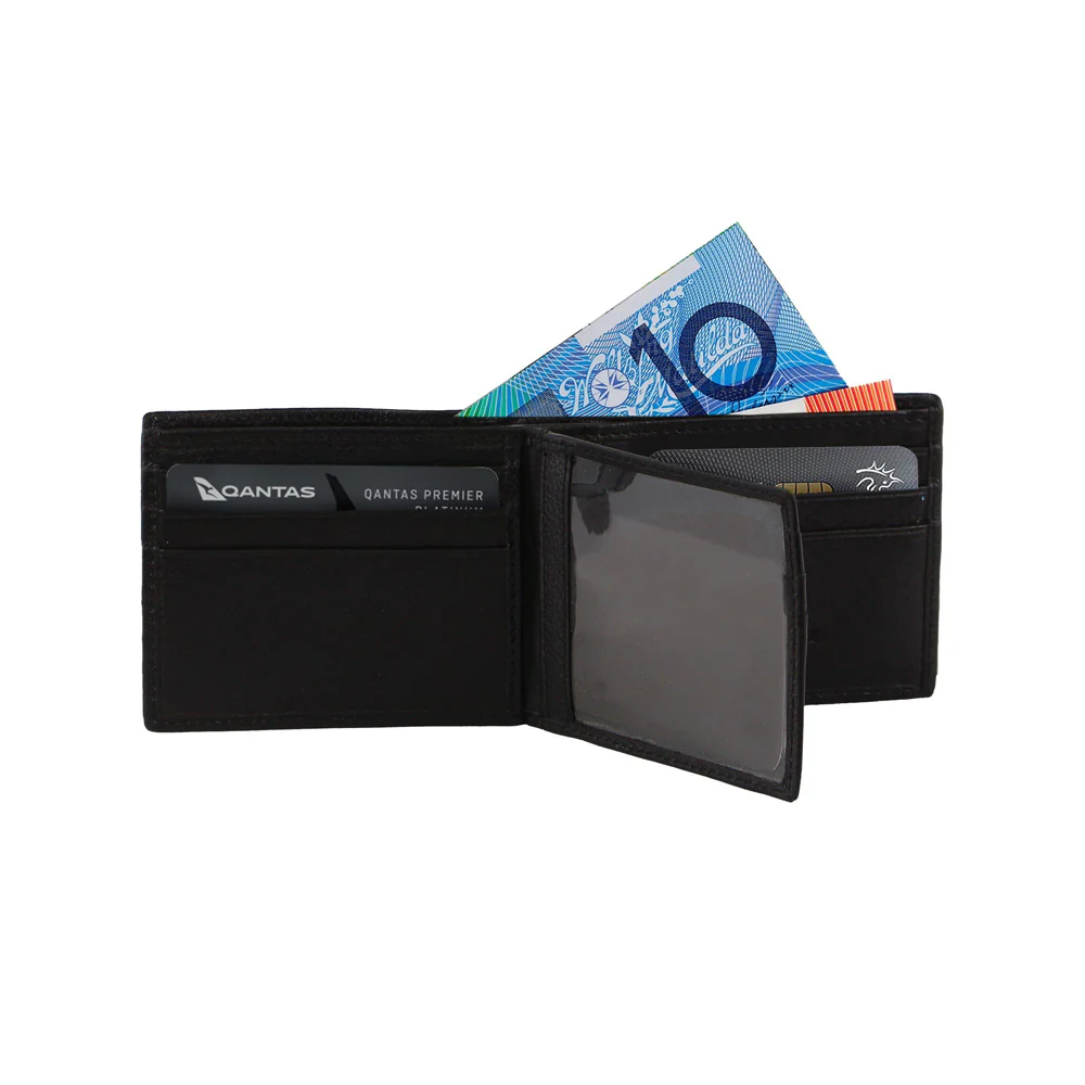 Pierre Cardin Men's Rustic Leather RFID Wallet - Black - Image 2
