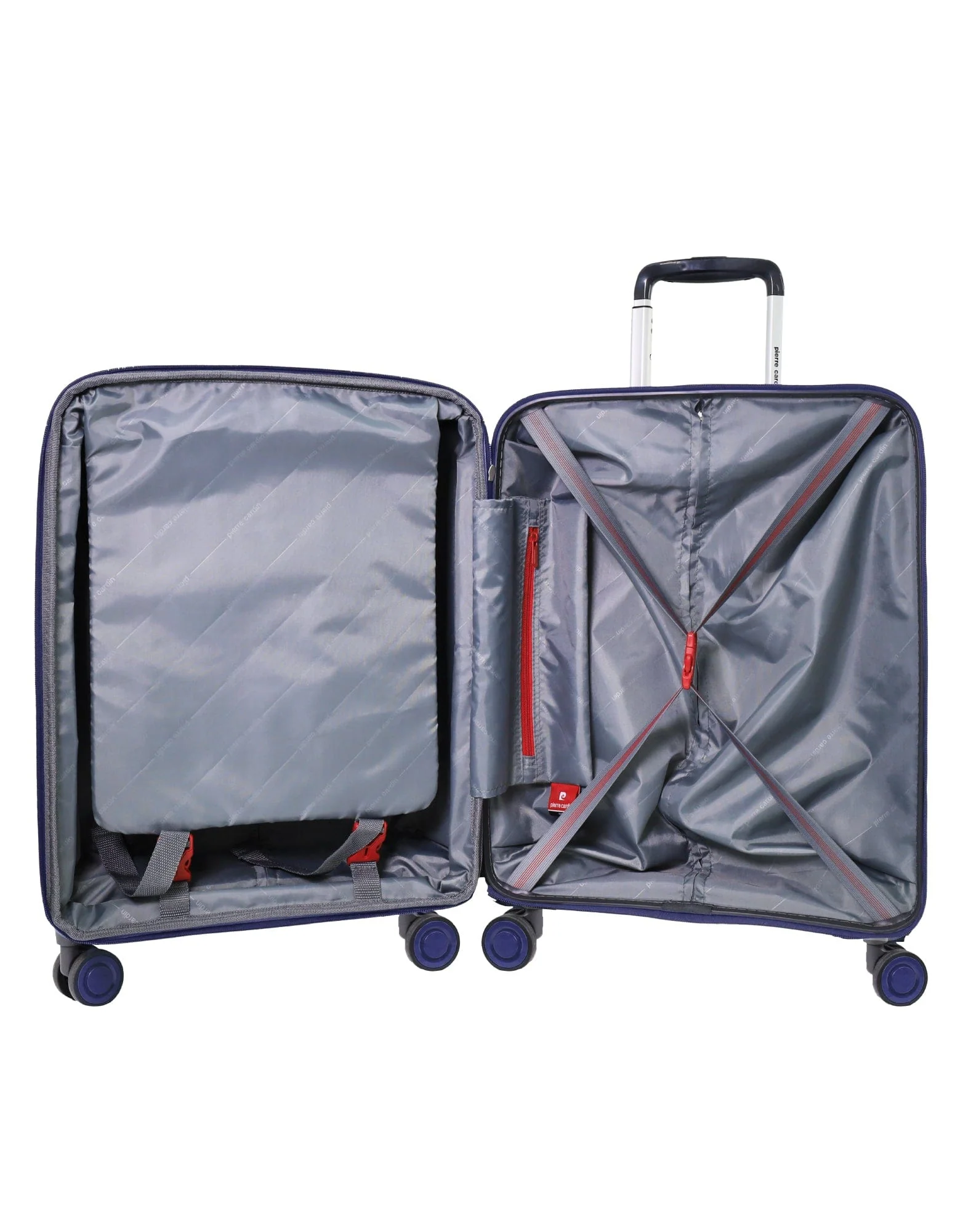 Pierre Cardin Normandy Cabin 55L Hard Shell Case Suitcase Travel Luggage Lilac - Image 6