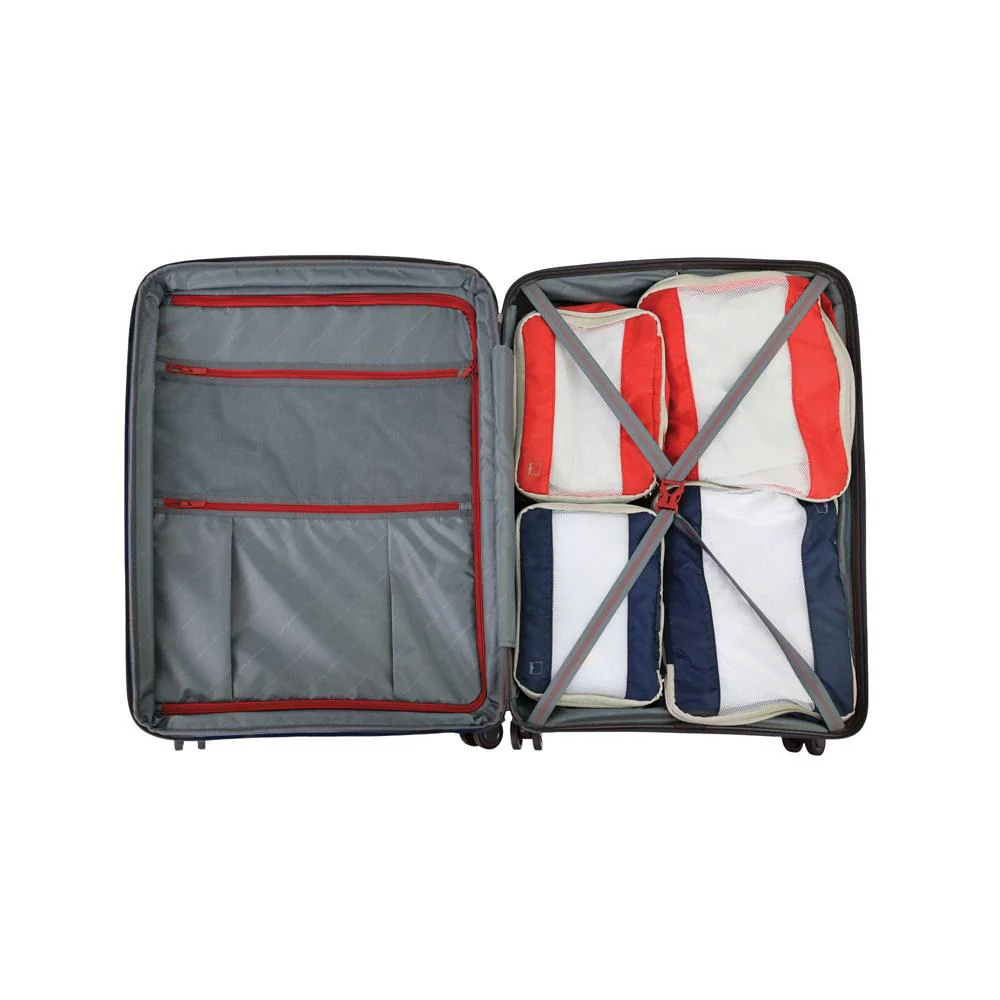 Pierre Cardin Normandy Large 123L Hard Shell Case Suitcase Travel Luggage Black - Image 2