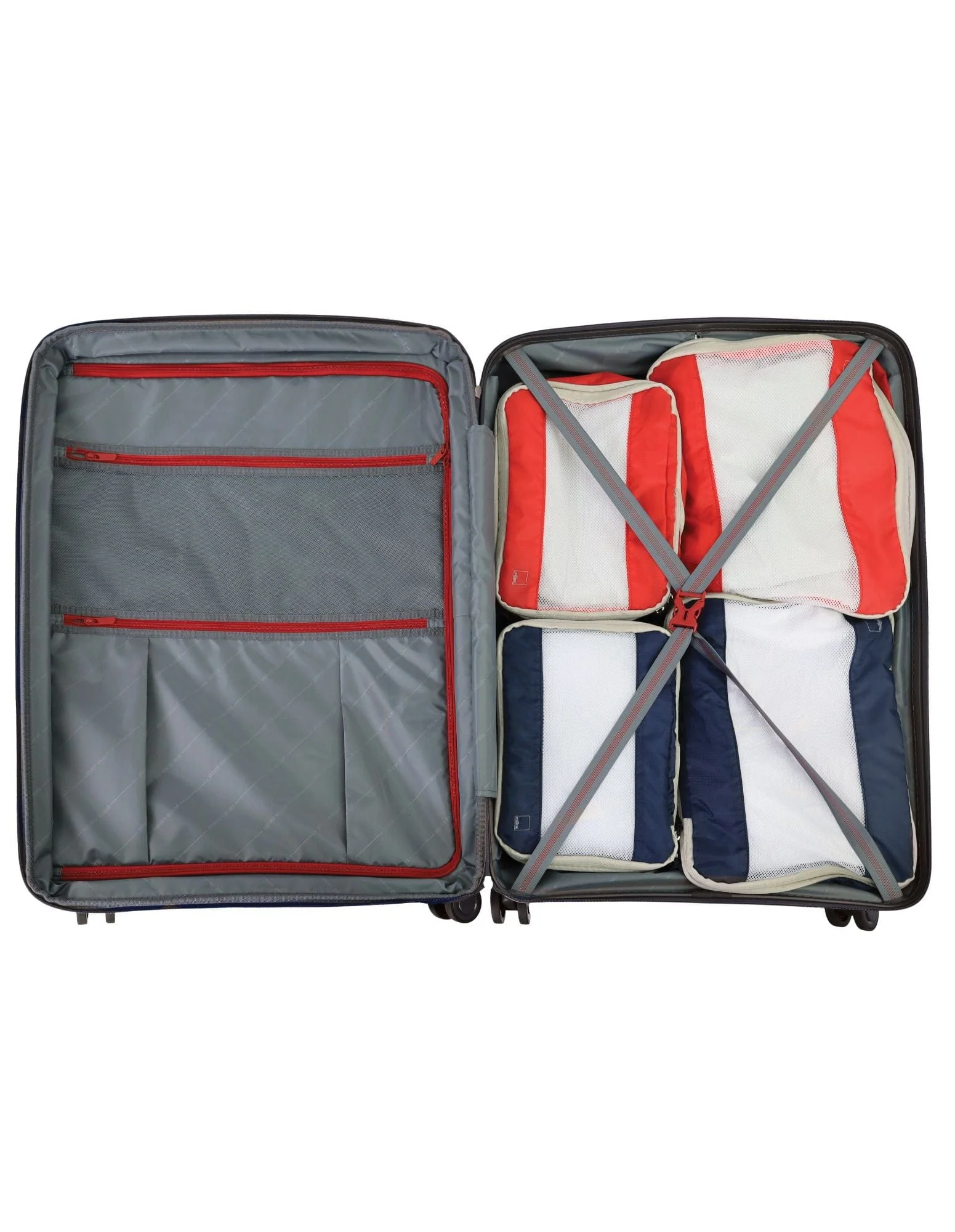 Pierre Cardin Normandy Medium 117L Hard Shell Case Suitcase Travel Luggage Black - Image 5